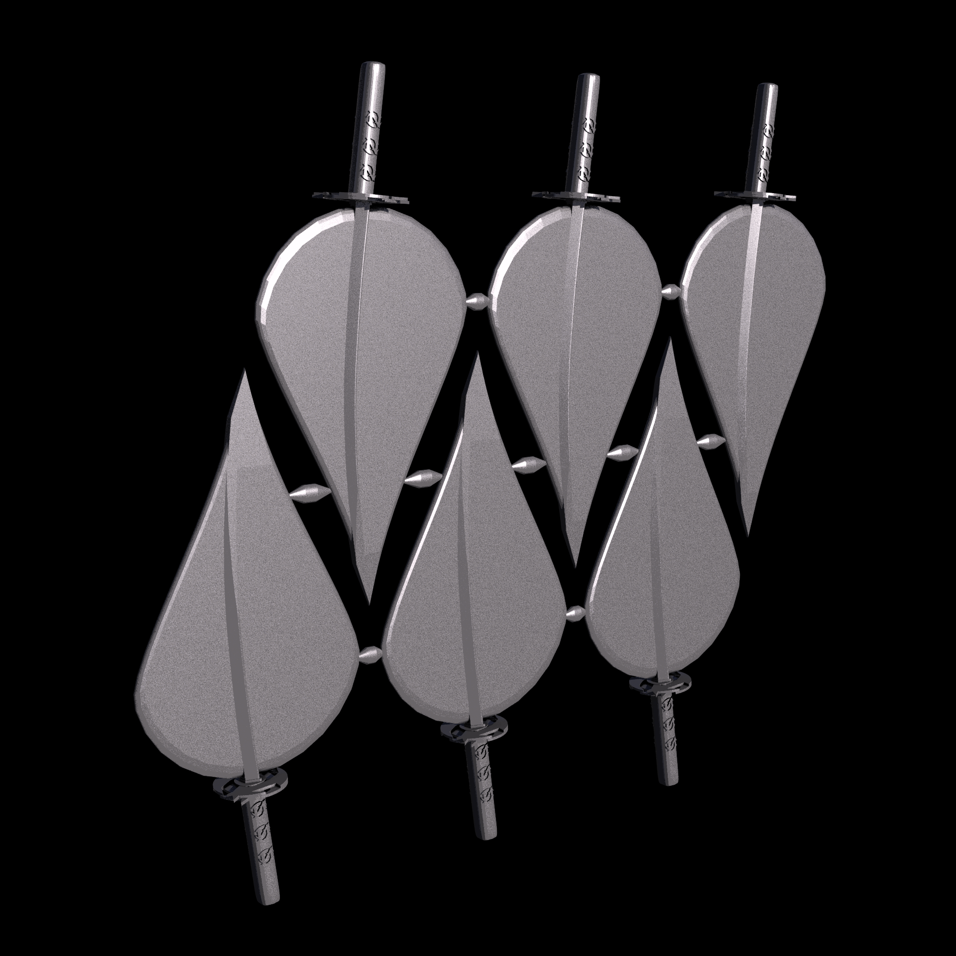 PA12 plastic infused with glass beads for high stiffness and dimensional accuracy, manufactured using 3D printing, with a slightly rough, matte surface finish.