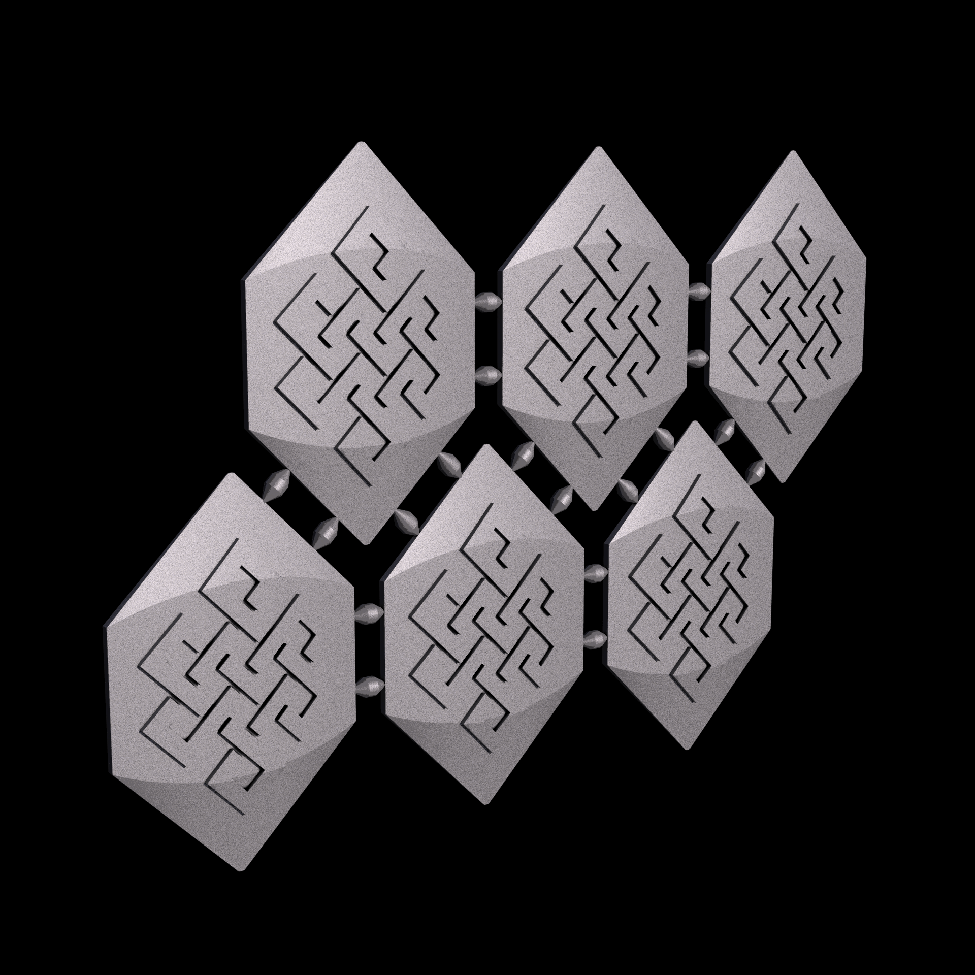 PA12 plastic, manufactured using 3D printing, with a slightly rough, matte surface finish.