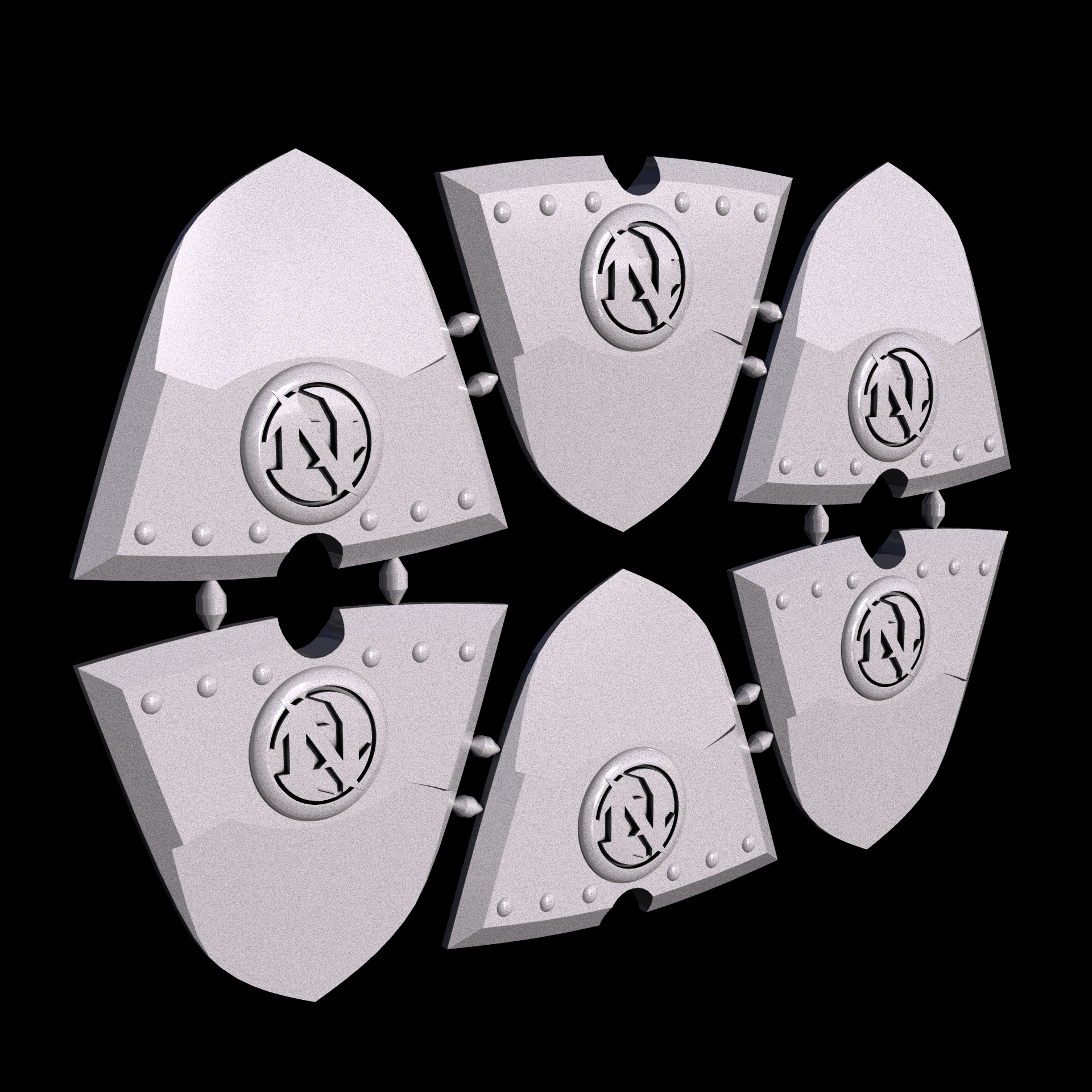 Rigid acrylate photopolymer, manufactured using Stereolithography (3D printing), that has a smooth surface finish.