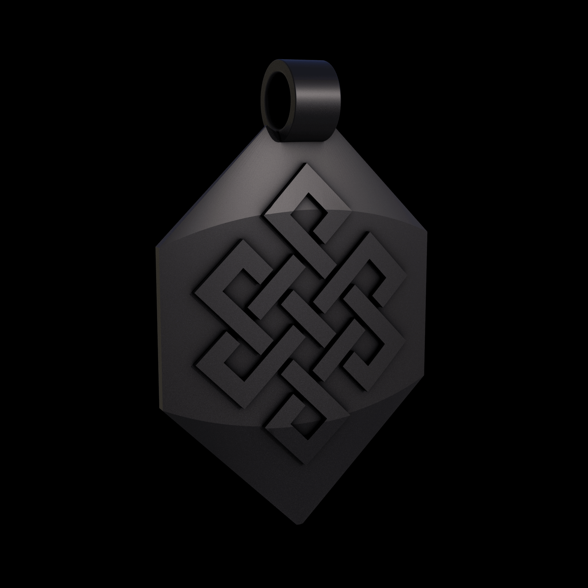 Bronze infused 420 stainless steel, manufactured using 3D printing, treated for a dark grey matte surface finish, with visible print lines.