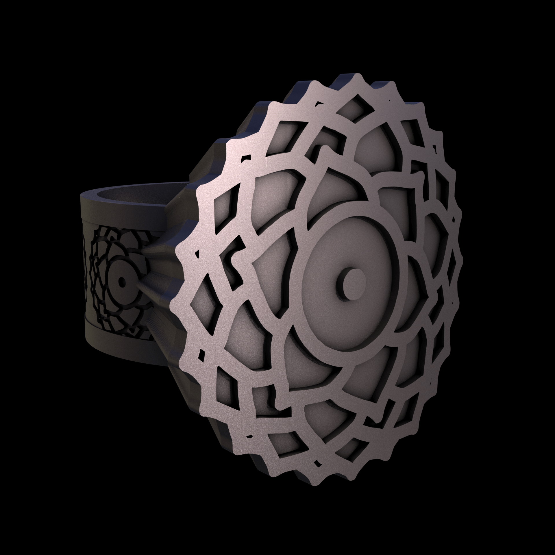 Bronze infused 420 stainless steel, manufactured using 3D printing, with a matte surface finish and visible print lines.