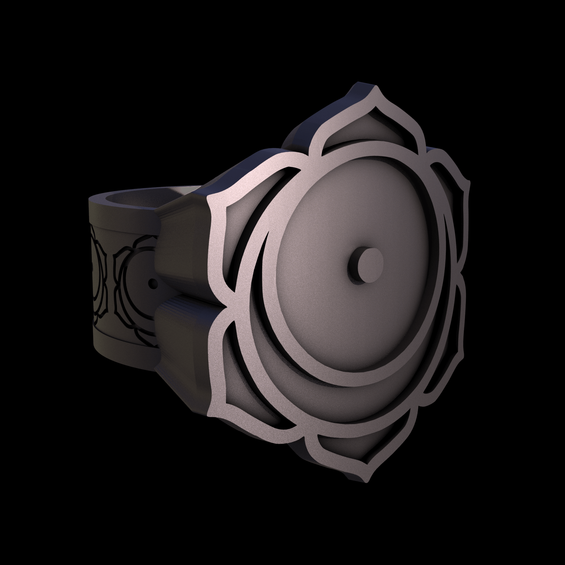 Bronze infused 420 stainless steel, manufactured using 3D printing, with a matte surface finish and visible print lines.