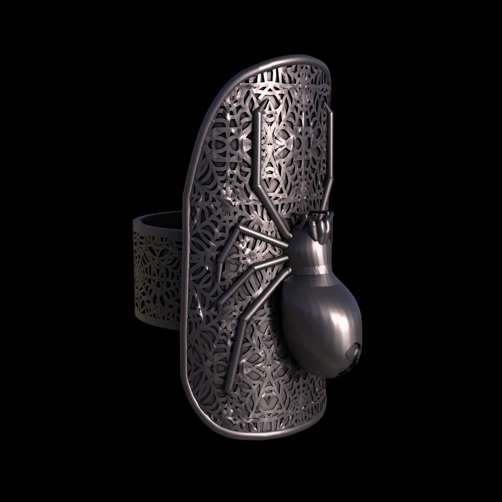 Bronze infused 420 stainless steel, manufactured using 3D printing, with a matte surface finish and visible print lines.