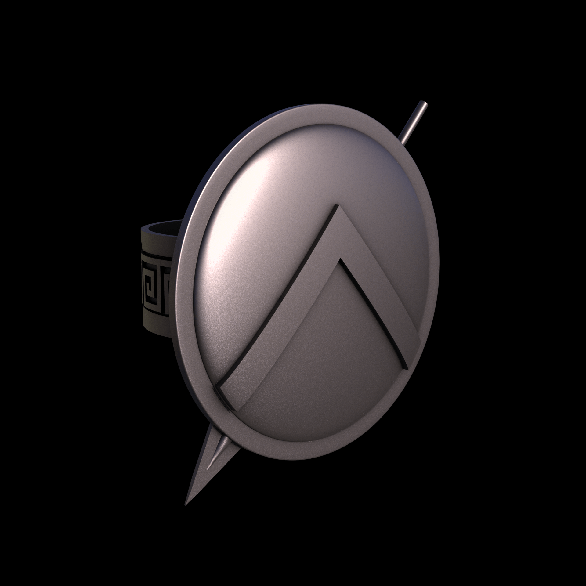 Bronze infused 420 stainless steel, manufactured using 3D printing, with a matte surface finish and visible print lines.