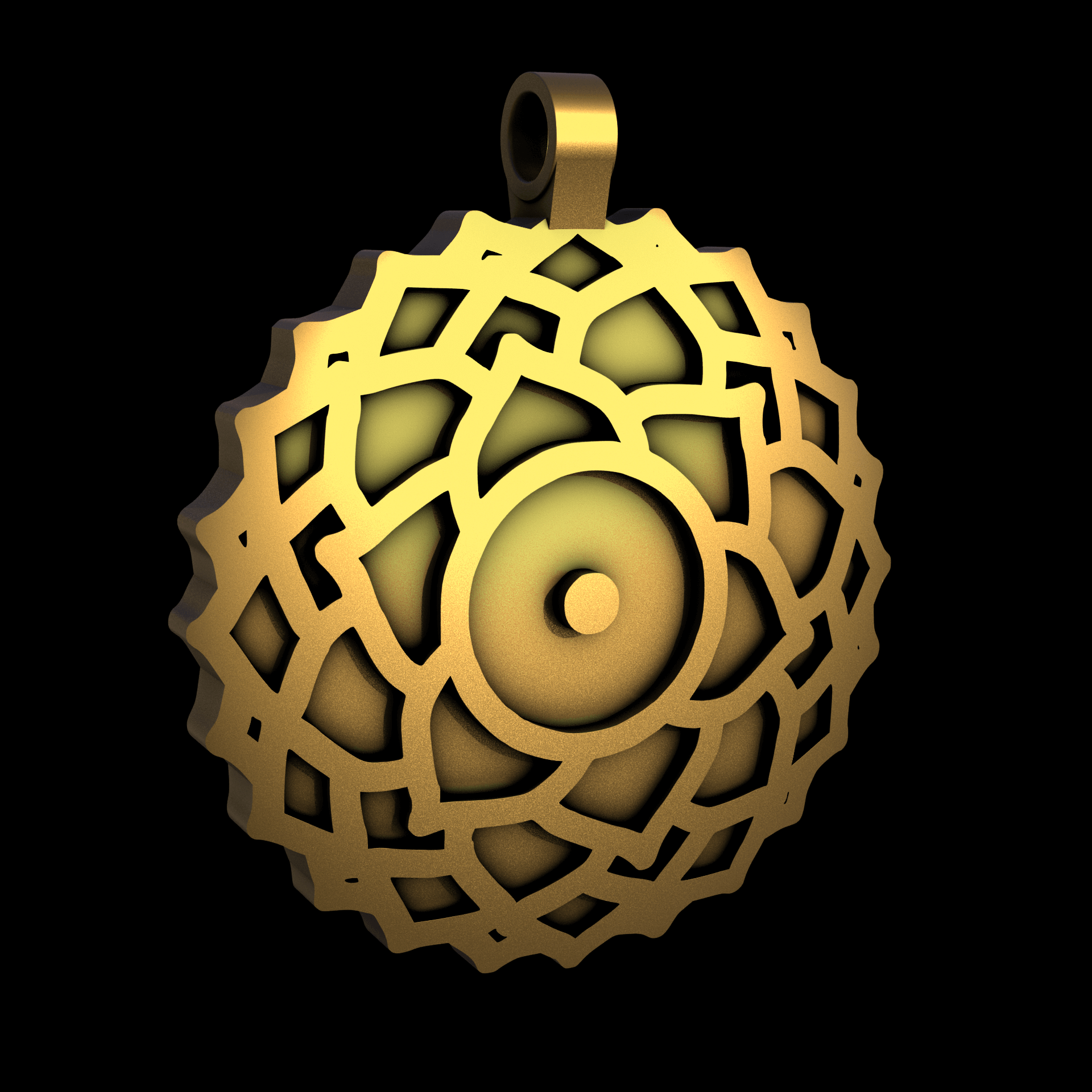 Brass manufactured using wax casting, and lightly polished with a rough matte surface finish.