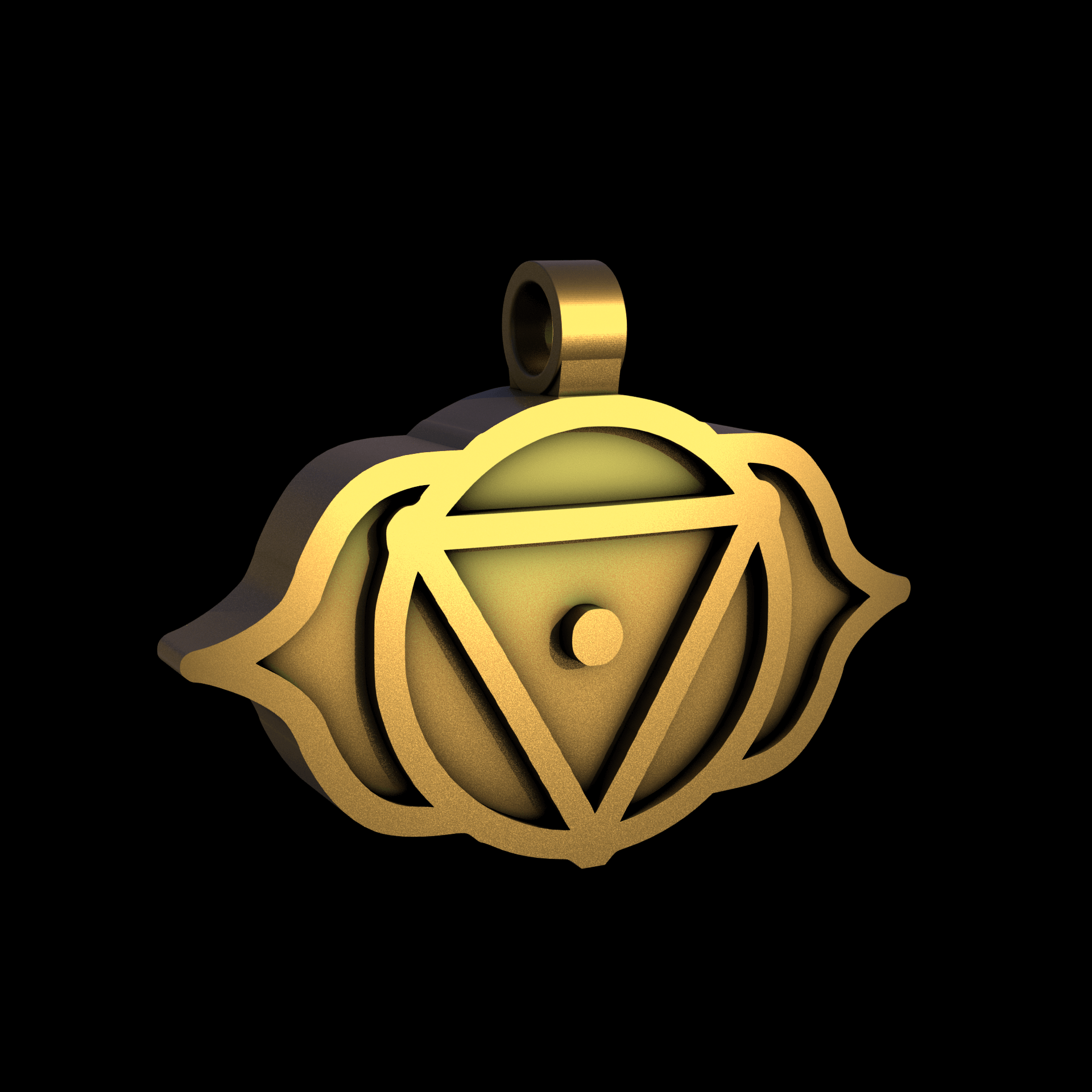 Brass manufactured using wax casting, and lightly polished with a rough matte surface finish.