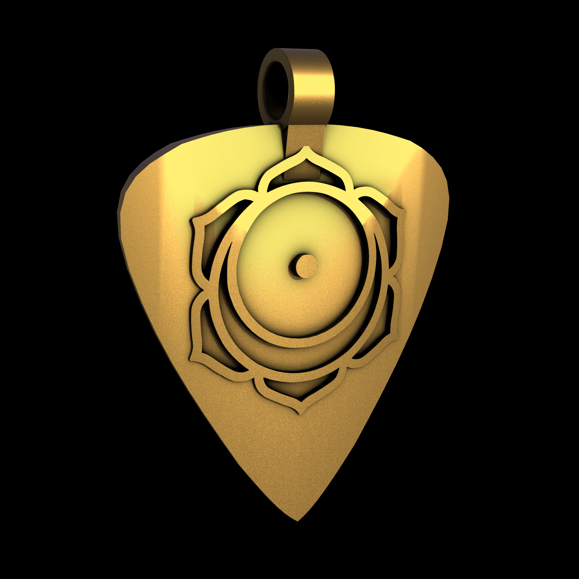 Brass manufactured using wax casting, and lightly polished with a rough matte surface finish.