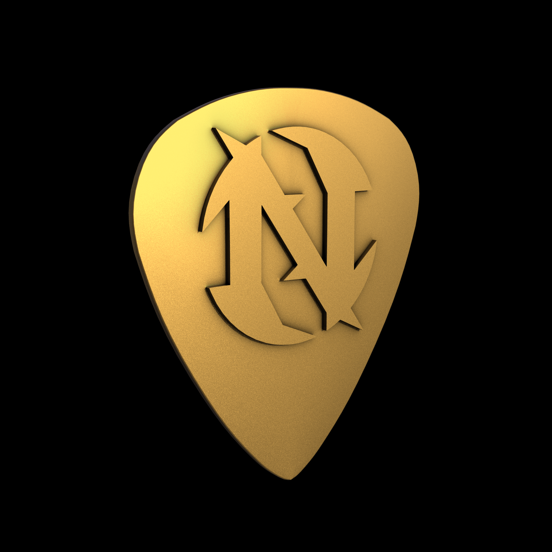 Brass manufactured using wax casting, and lightly polished with a rough matte surface finish.