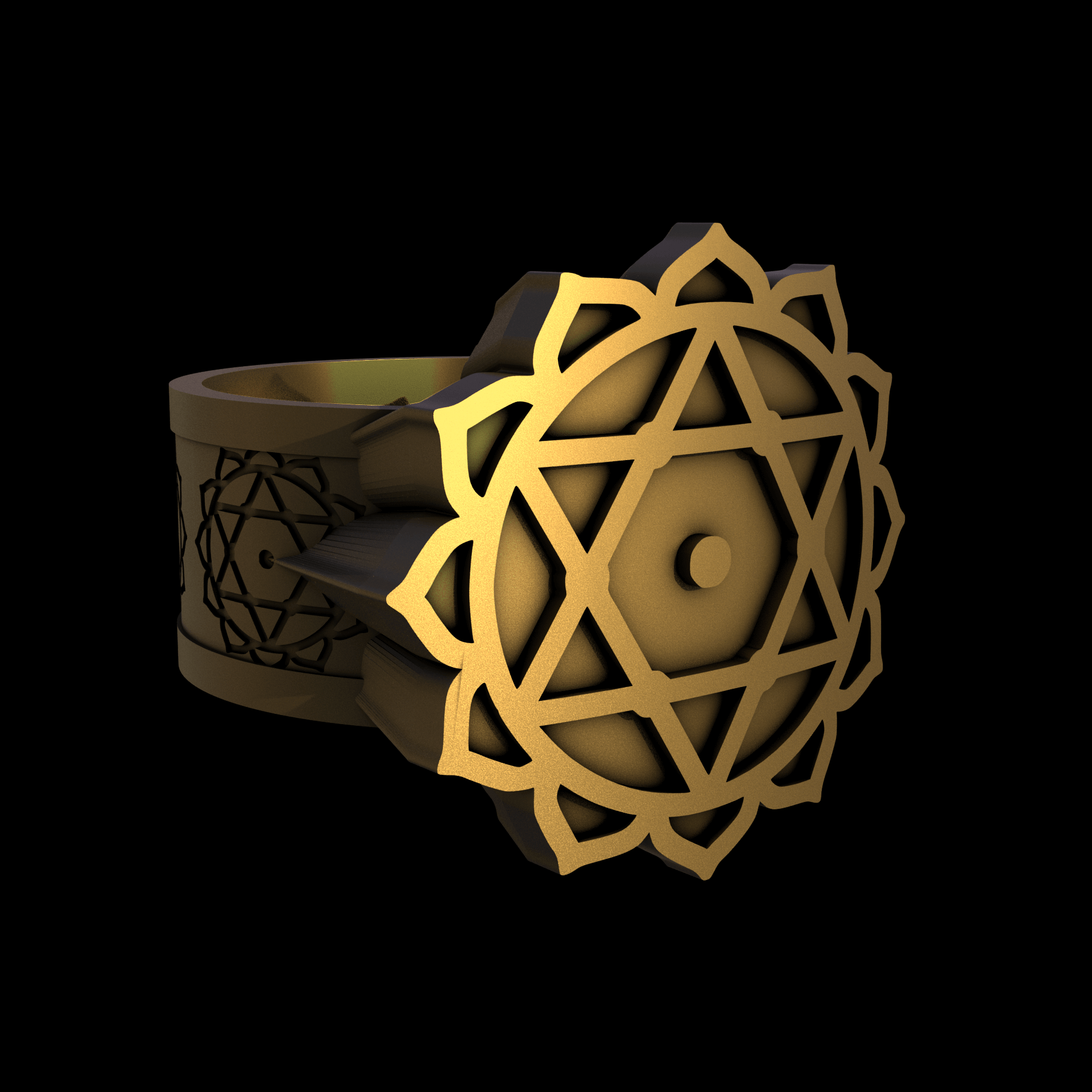 Brass manufactured using wax casting, and lightly polished with a rough matte surface finish.