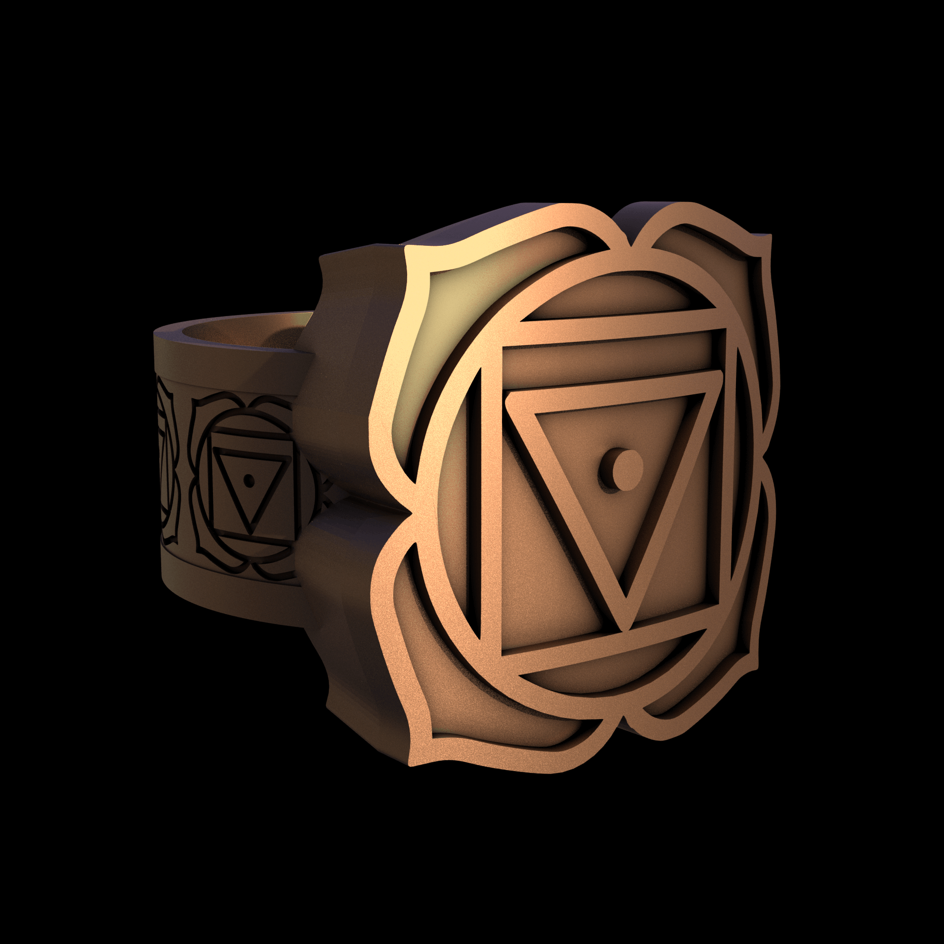 Bronze manufactured using wax casting, and lightly polished with a rough matte surface finish.