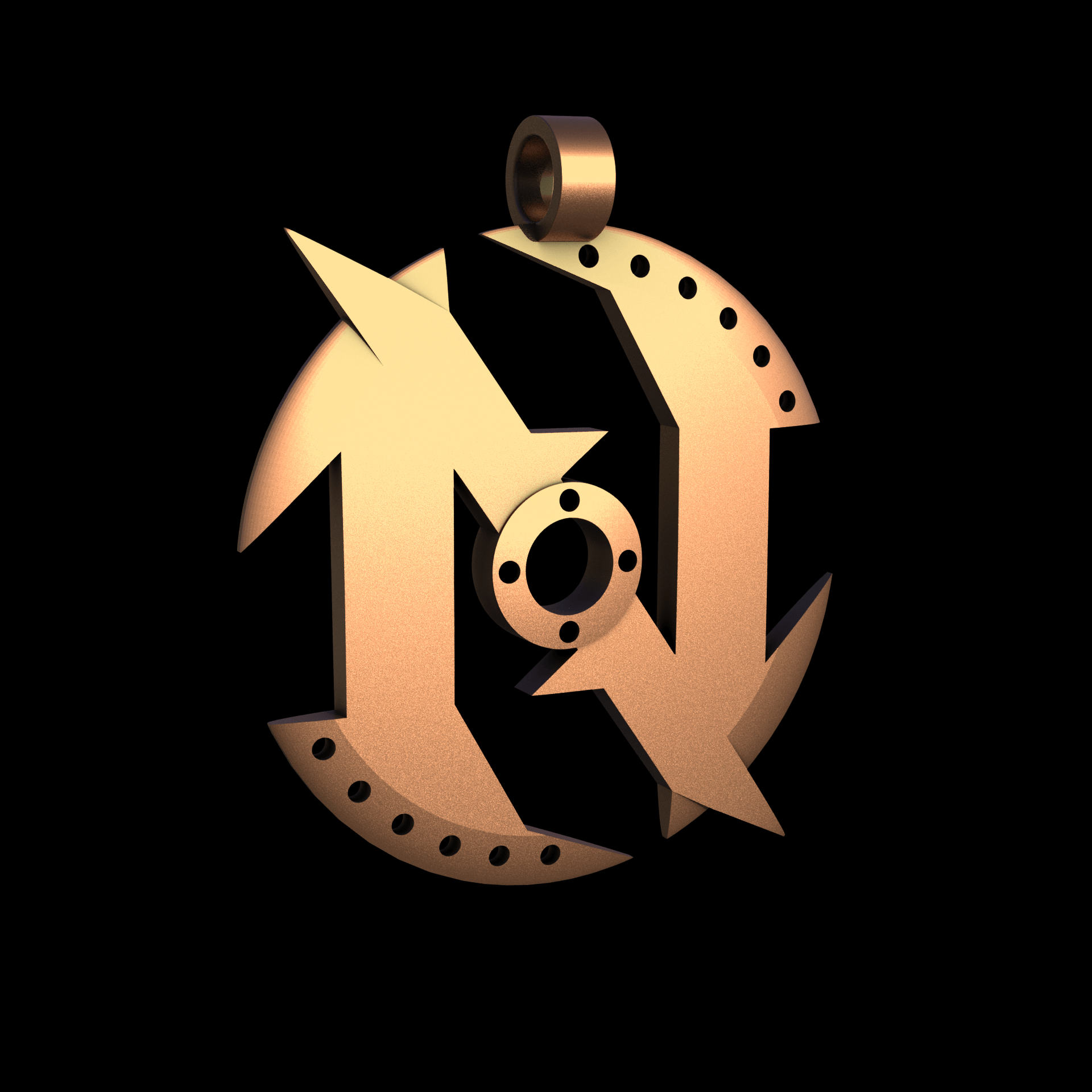 Bronze manufactured using wax casting, and lightly polished with a rough matte surface finish.