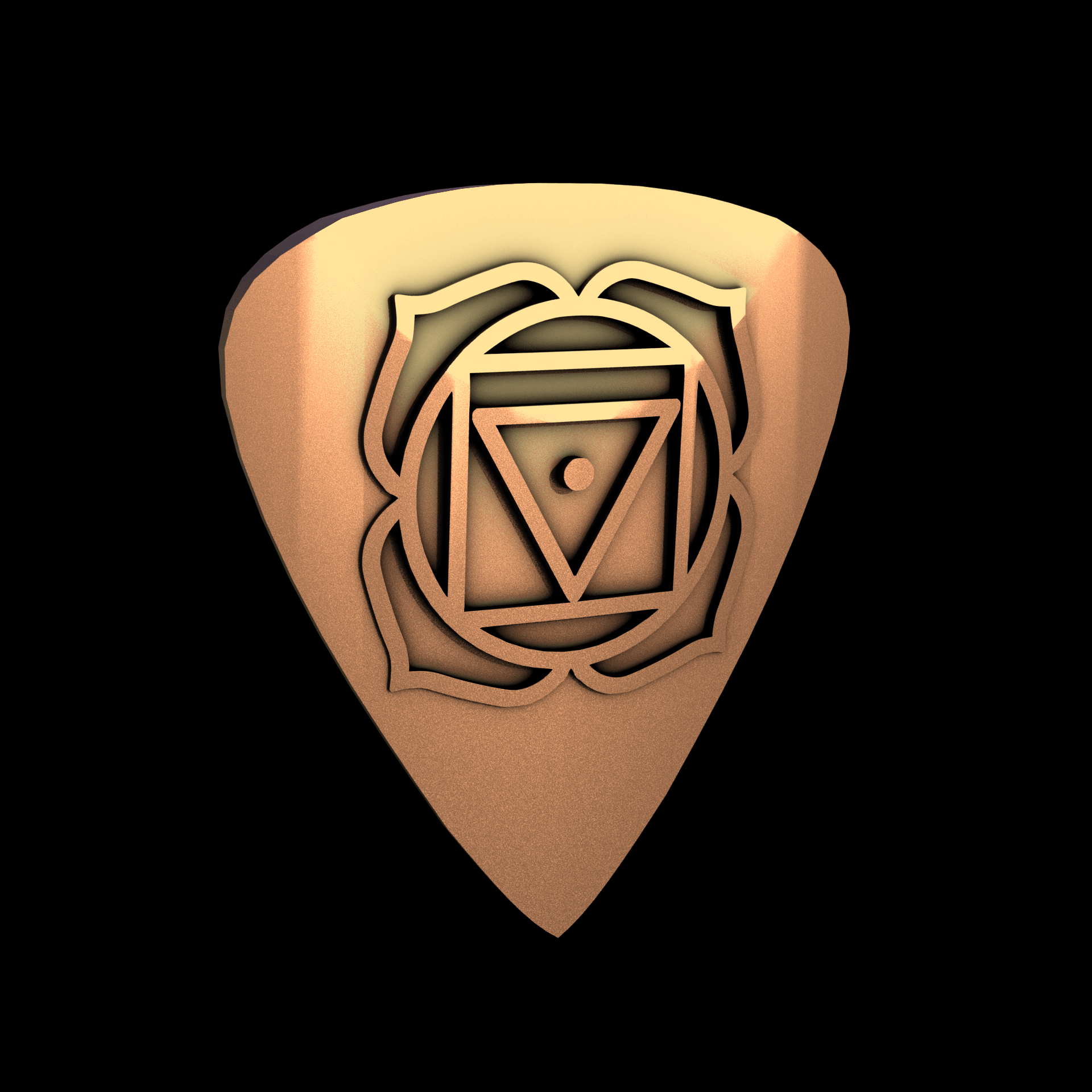 Bronze manufactured using wax casting, and lightly polished with a rough matte surface finish.