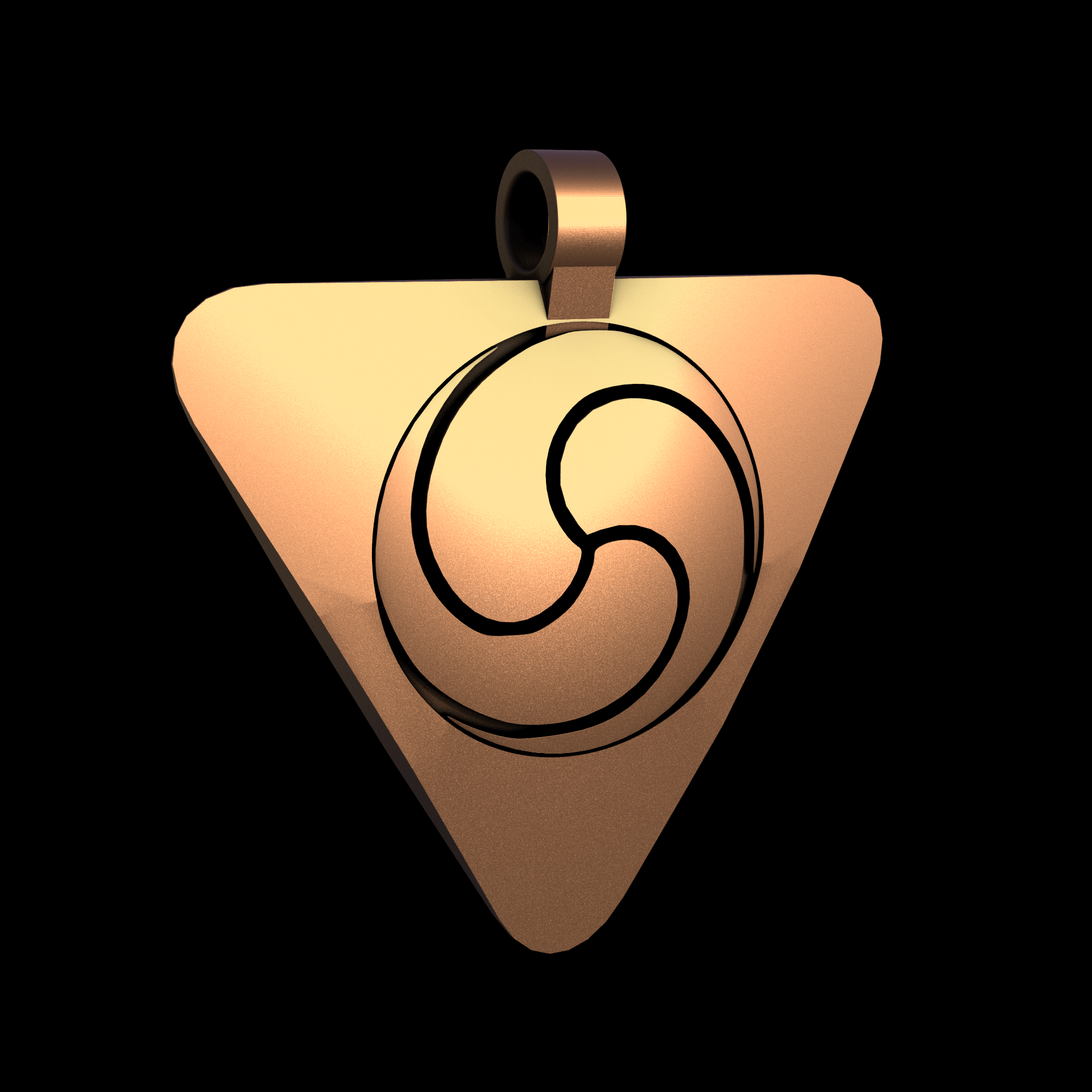 Bronze manufactured using wax casting, and lightly polished with a rough matte surface finish.