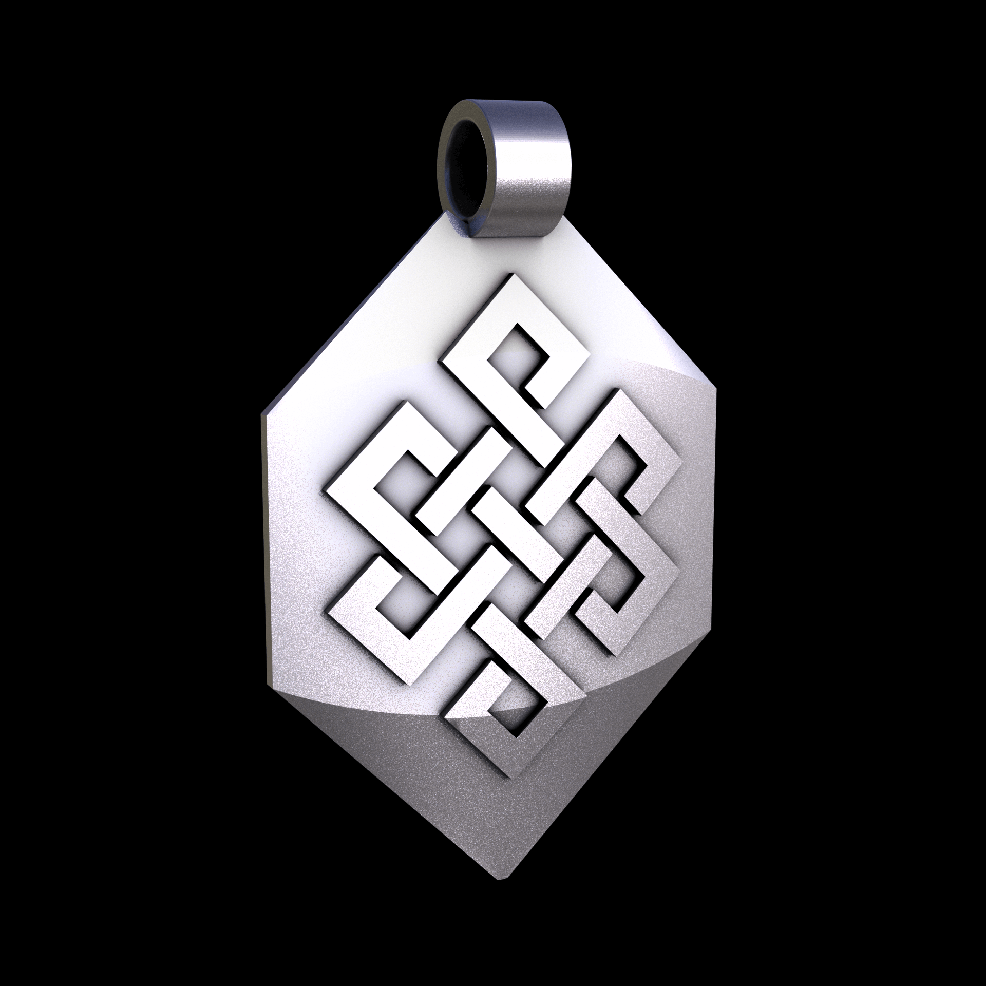 Sterling silver manufactured using wax casting, and lightly polished with a rough matte surface finish.