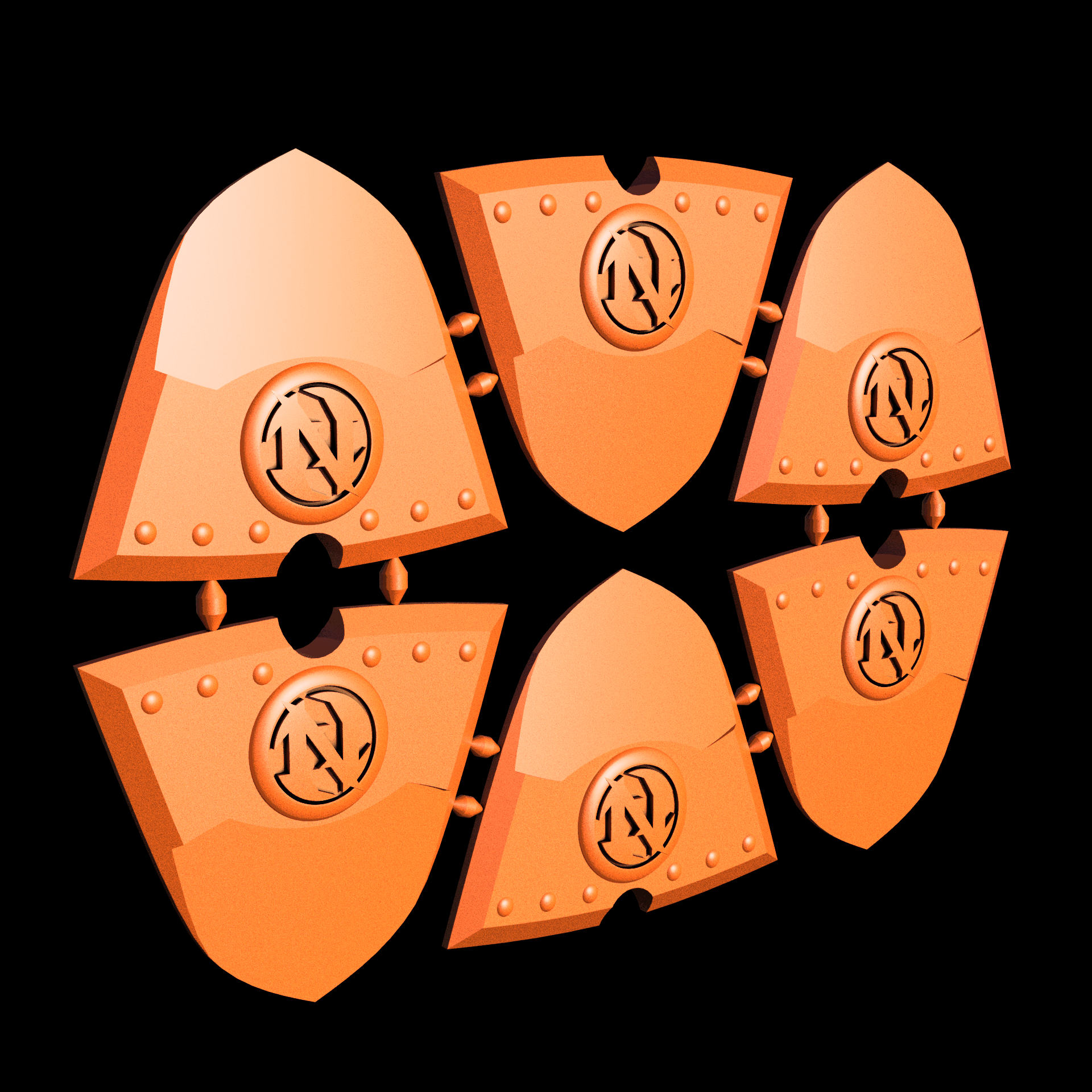 Nylon 12 plastic, manufactured using 3D printing, with a smooth surface finish.