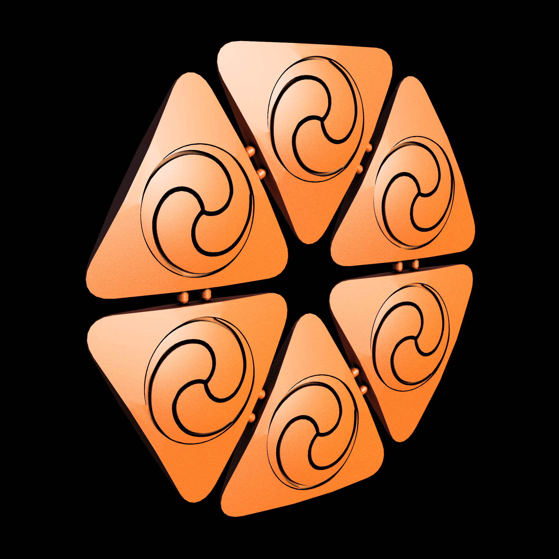 Nylon 12 plastic, manufactured using 3D printing, with a smooth surface finish.