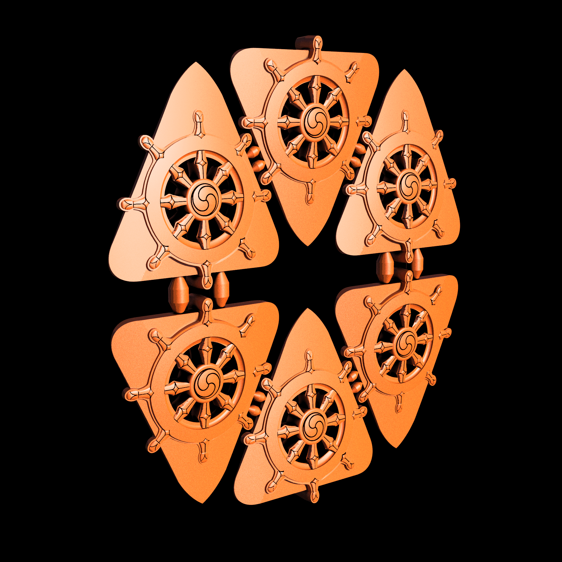 Nylon 12 plastic, manufactured using 3D printing, with a smooth surface finish.