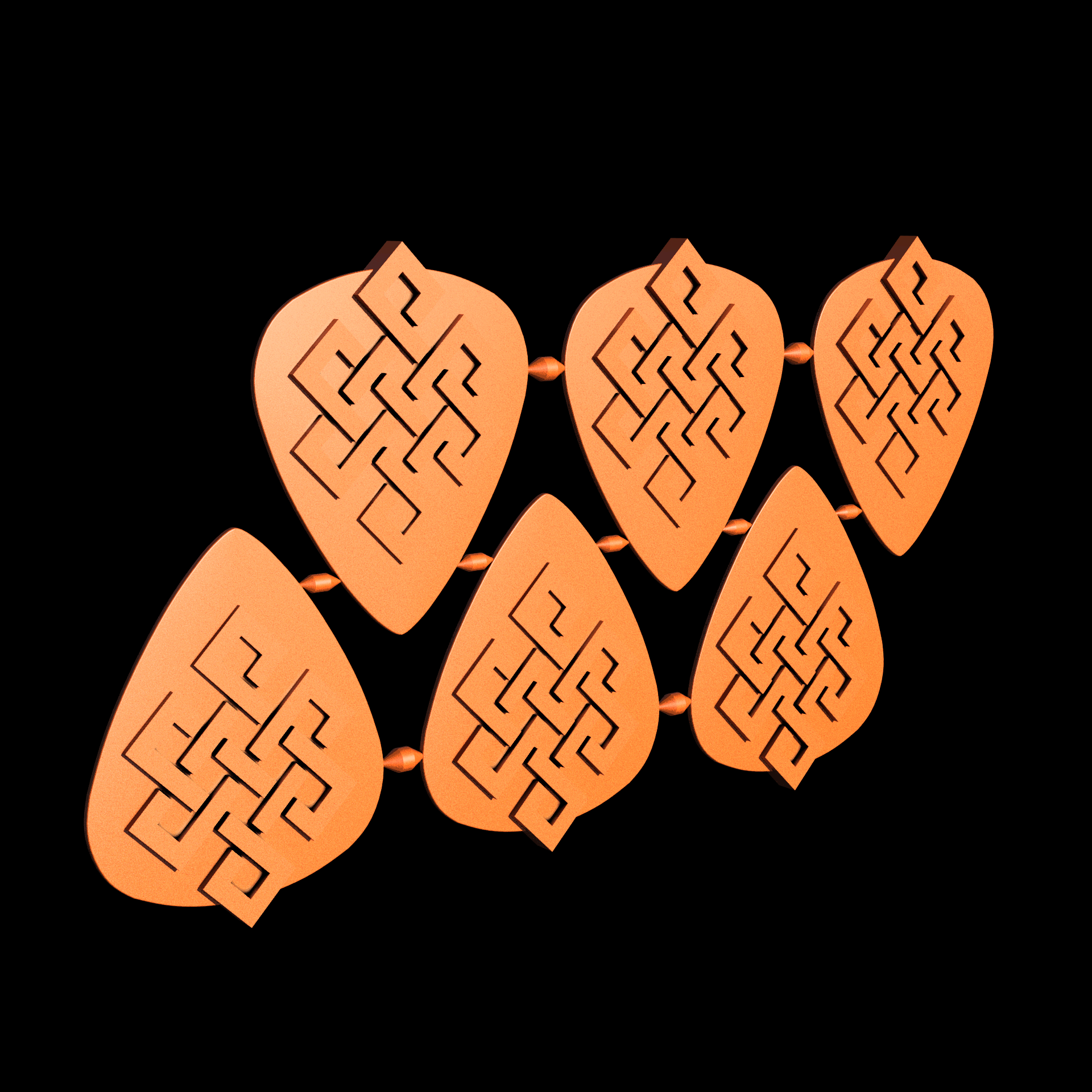 Nylon 12 plastic, manufactured using 3D printing, with a smooth surface finish.