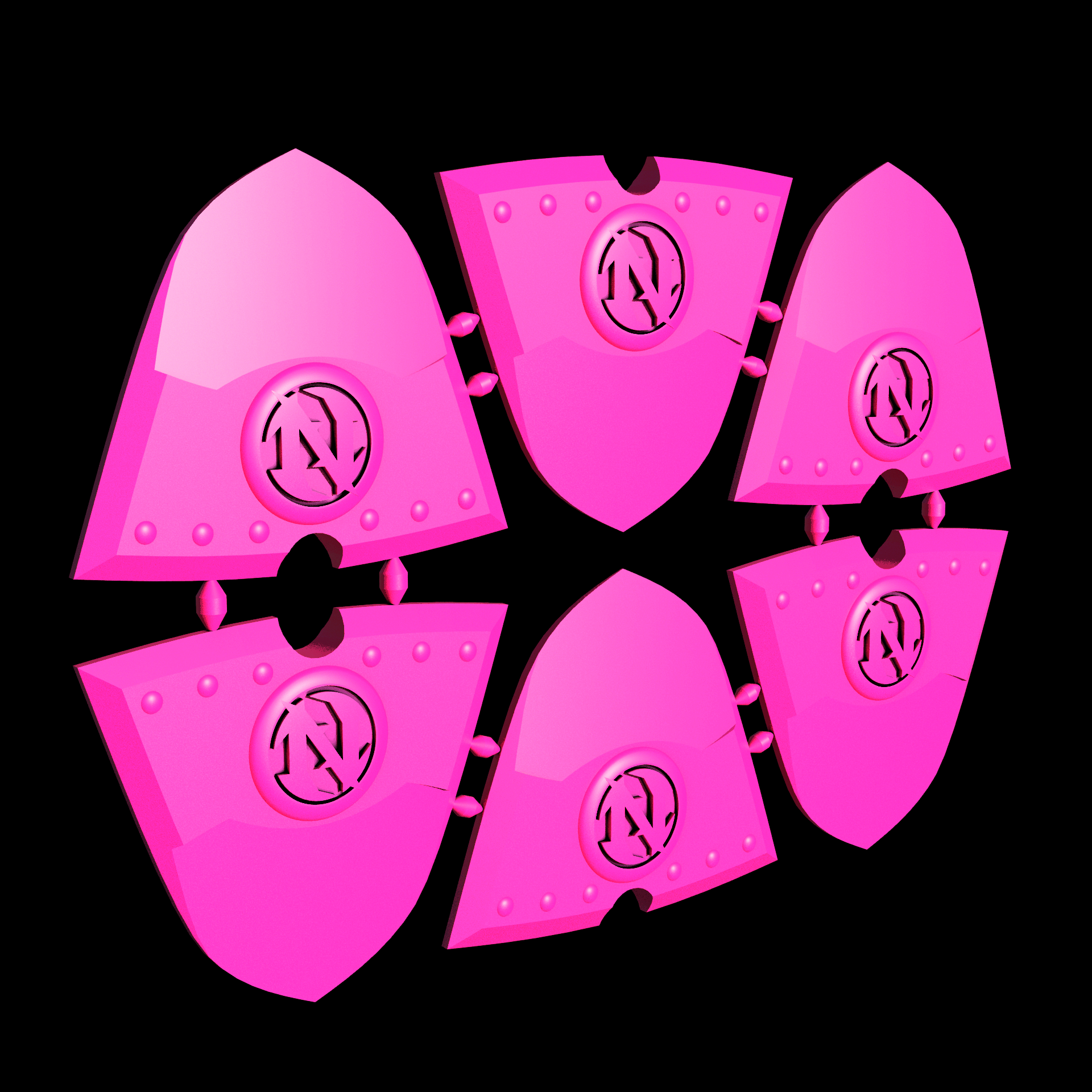 Nylon 12 plastic, manufactured using 3D printing, with a smooth surface finish.