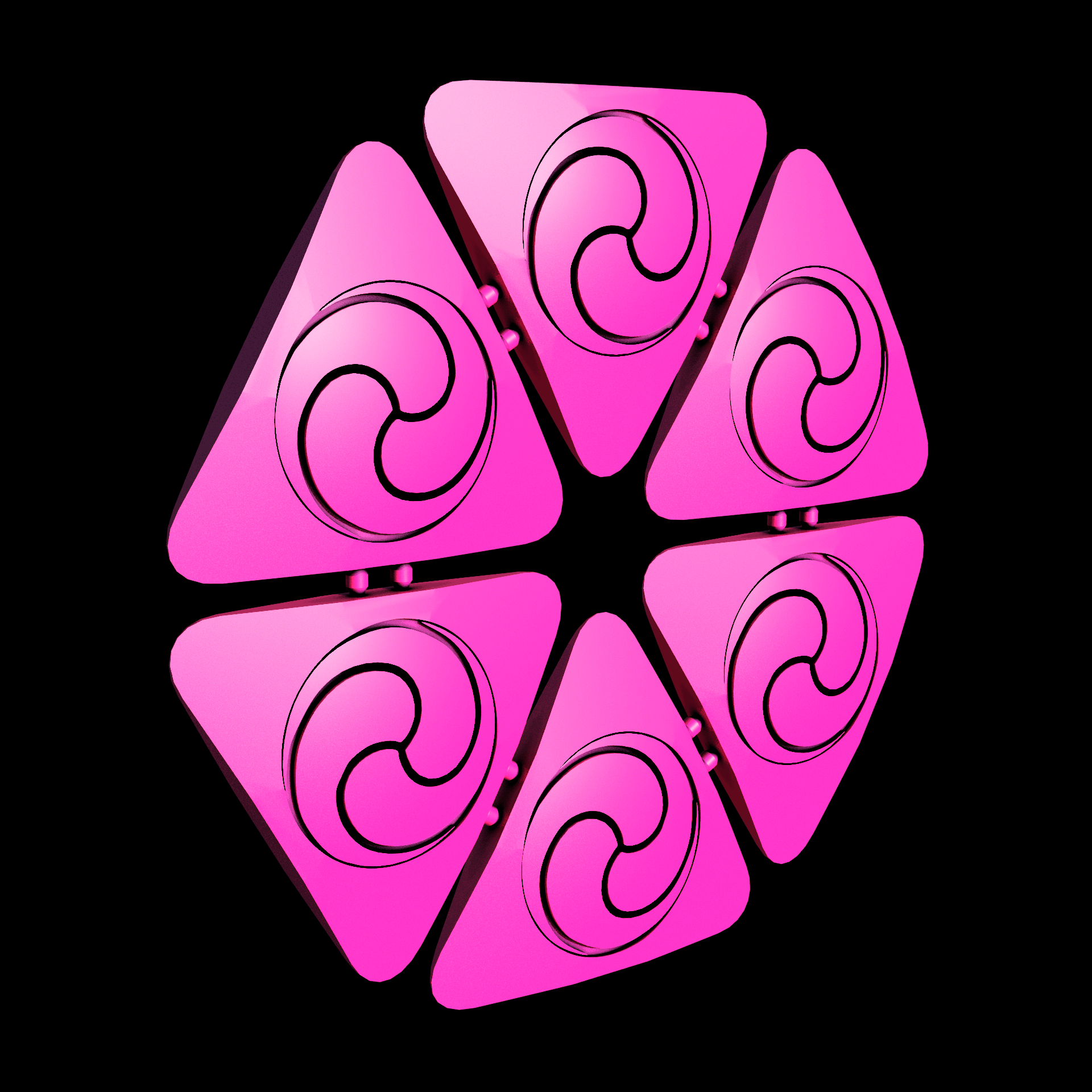 Nylon 12 plastic, manufactured using 3D printing, with a smooth surface finish.