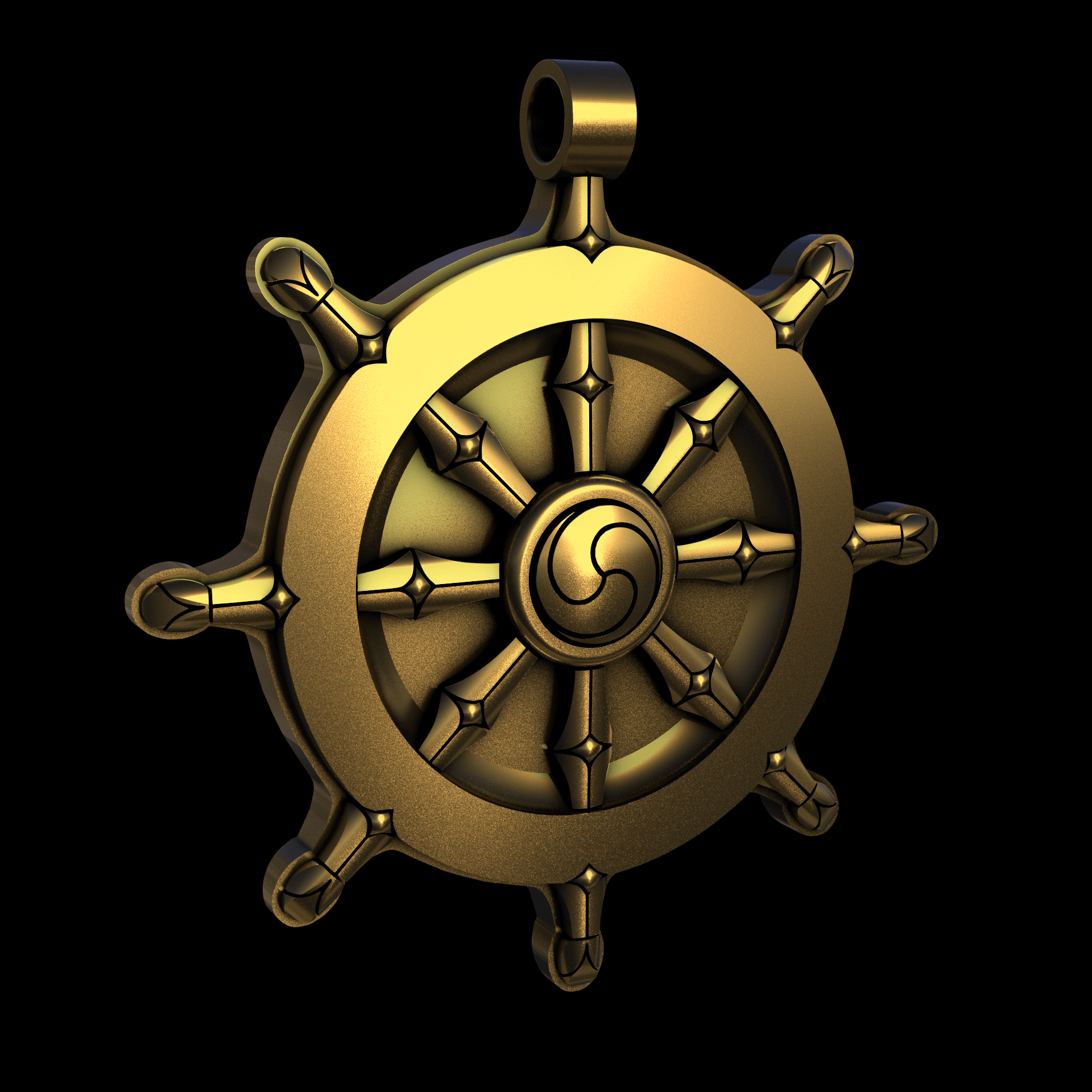 Brass manufactured using wax casting, with a hand polished finish, for a shiny, fine sheen surface.