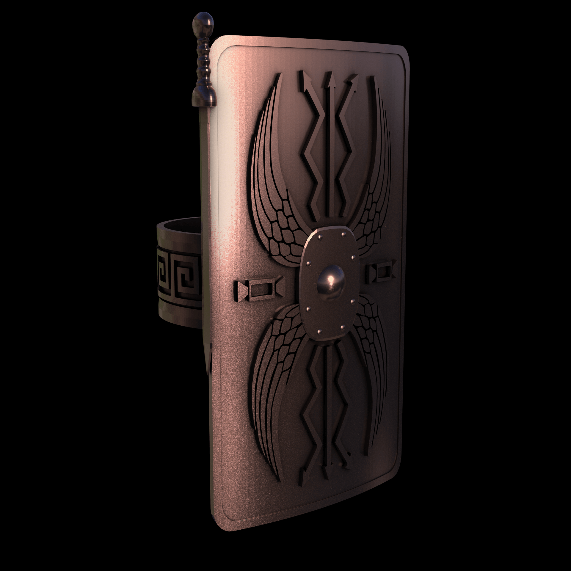 Bronze manufactured using wax casting, with a hand polished finish, for a shiny, fine sheen surface.