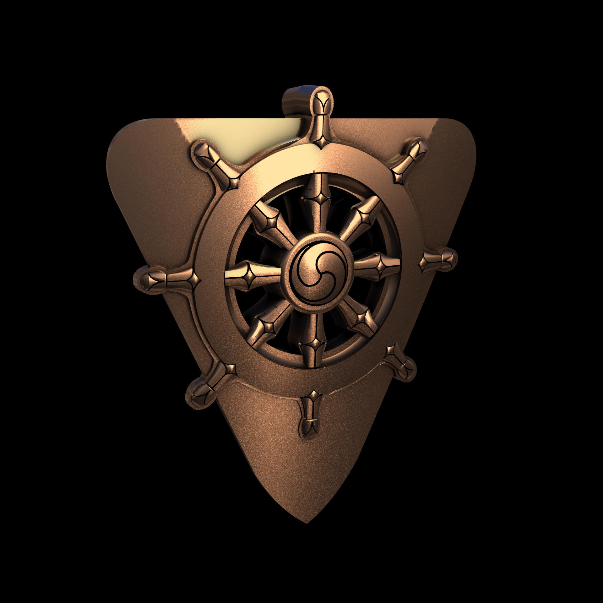 Bronze manufactured using wax casting, with a hand polished finish, for a shiny, fine sheen surface.