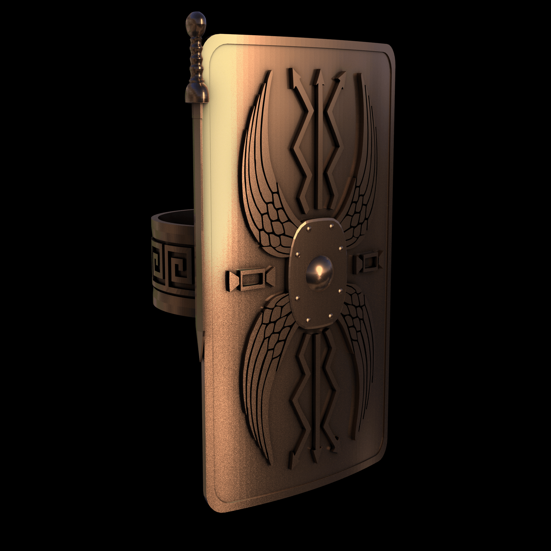 Bronze manufactured using wax casting, with a hand polished finish, for a shiny, fine sheen surface.