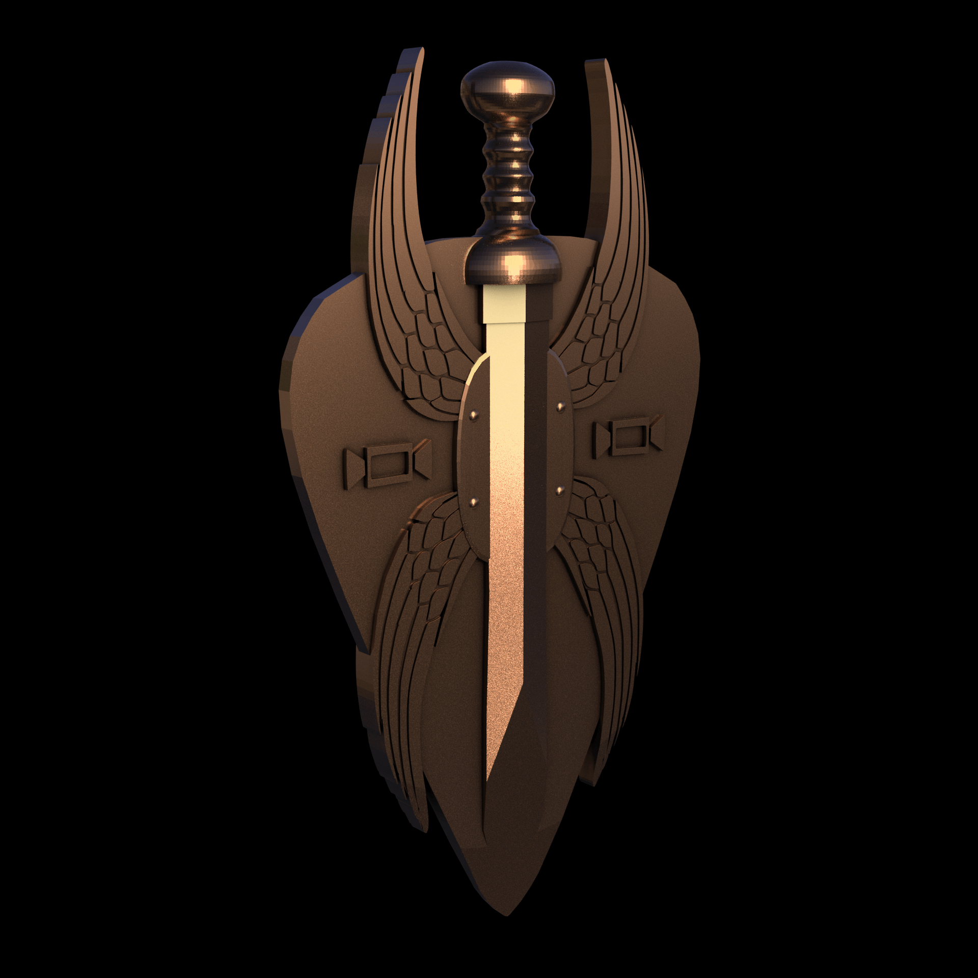 Bronze manufactured using wax casting, with a hand polished finish, for a shiny, fine sheen surface.