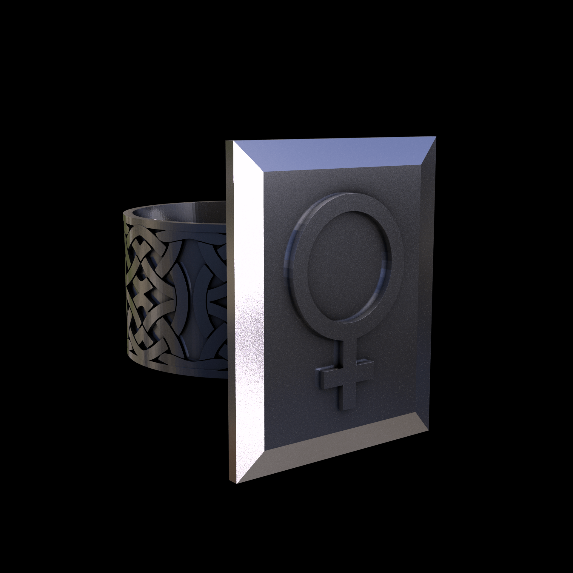 Sterling silver manufactured using wax casting, with a hand polished finish, for a slightly textured, mild sheen surface.