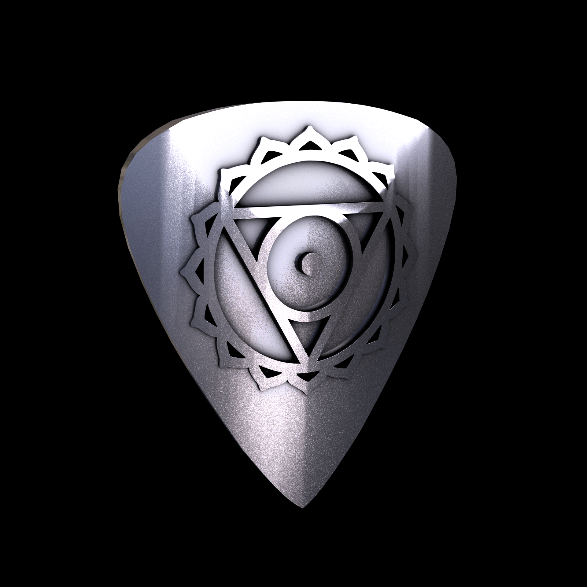 Sterling silver manufactured using wax casting, with a hand polished finish, for a slightly textured, mild sheen surface.