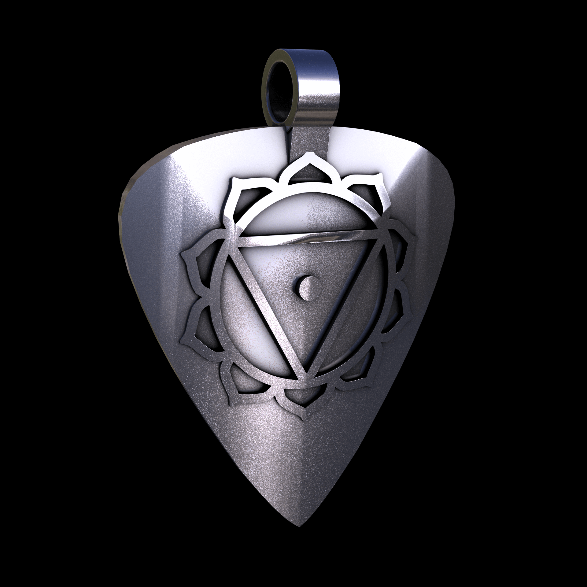 Sterling silver manufactured using wax casting, with a hand polished finish, for a slightly textured, mild sheen surface.