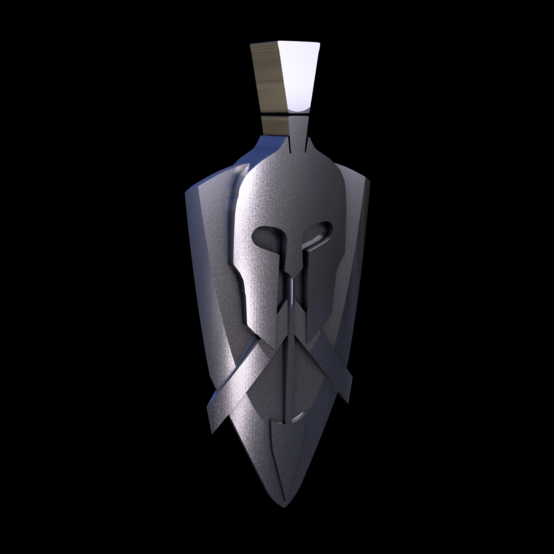 Sterling silver manufactured using wax casting, with a hand polished finish, for a slightly textured, mild sheen surface.