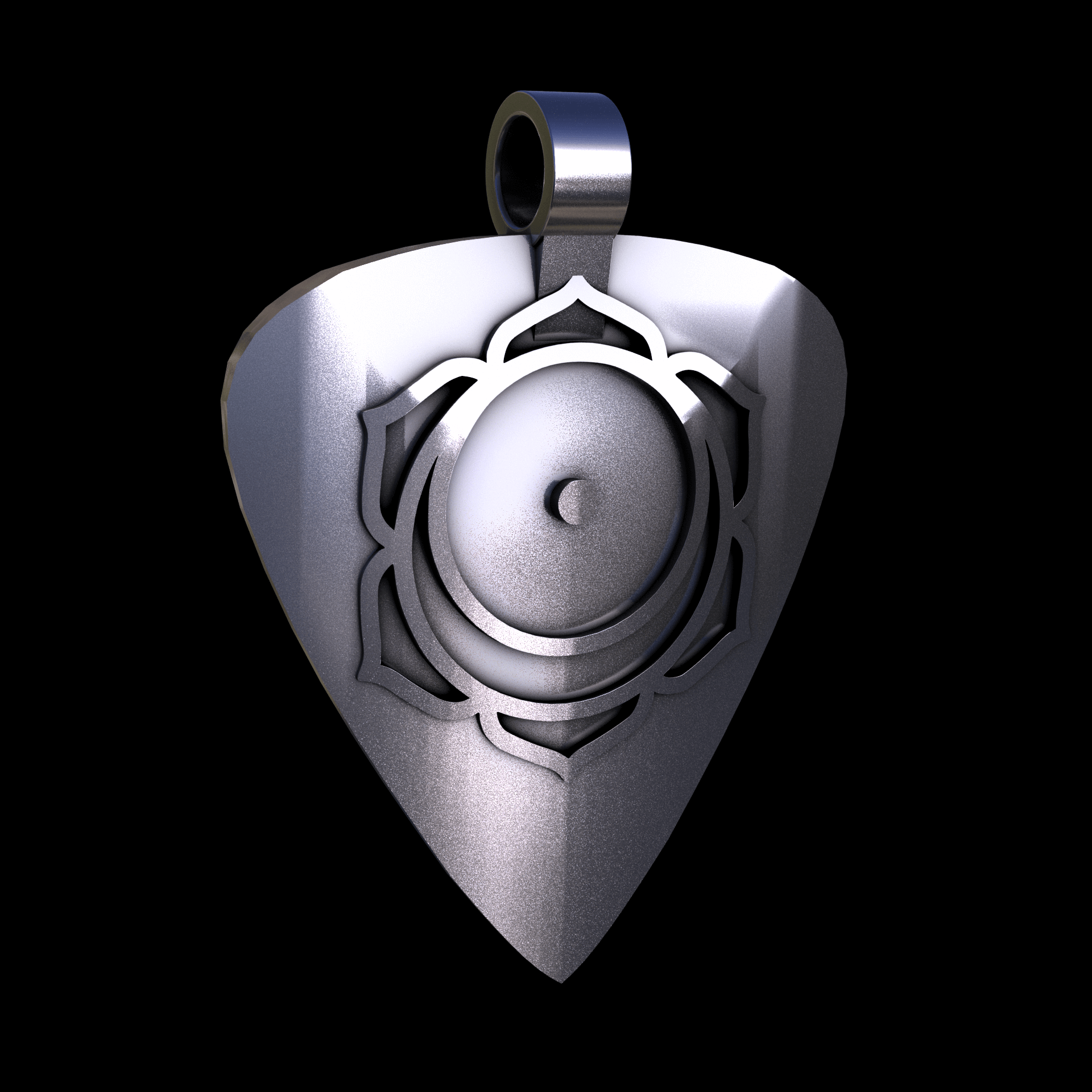 Sterling silver manufactured using wax casting, with a hand polished finish, for a slightly textured, mild sheen surface.