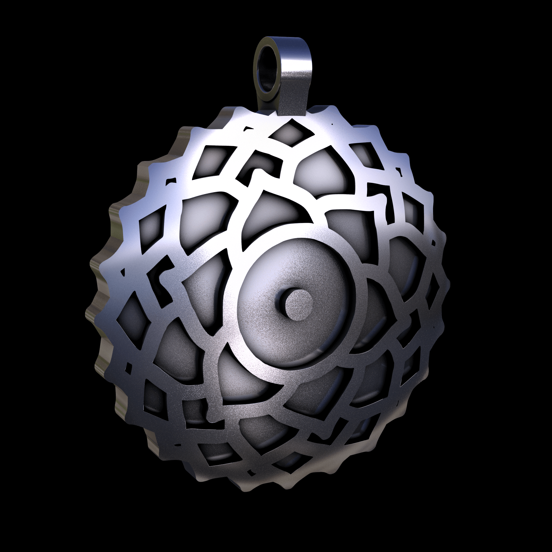 Sterling silver manufactured using wax casting, with a hand polished finish, for a slightly textured, mild sheen surface.