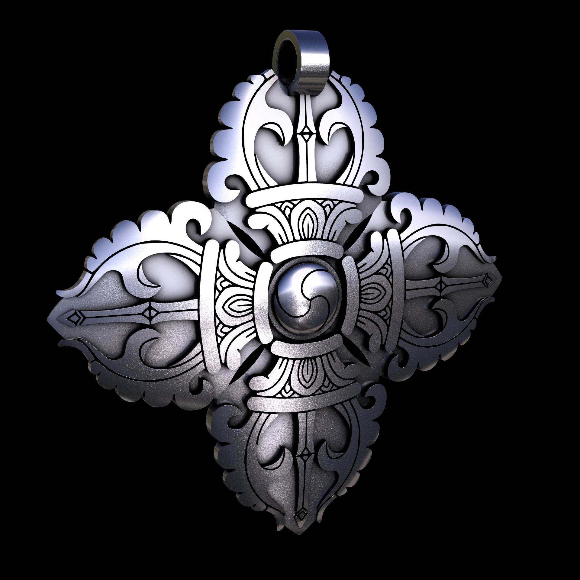 Sterling silver manufactured using wax casting, with a hand polished finish, for a slightly textured, mild sheen surface.