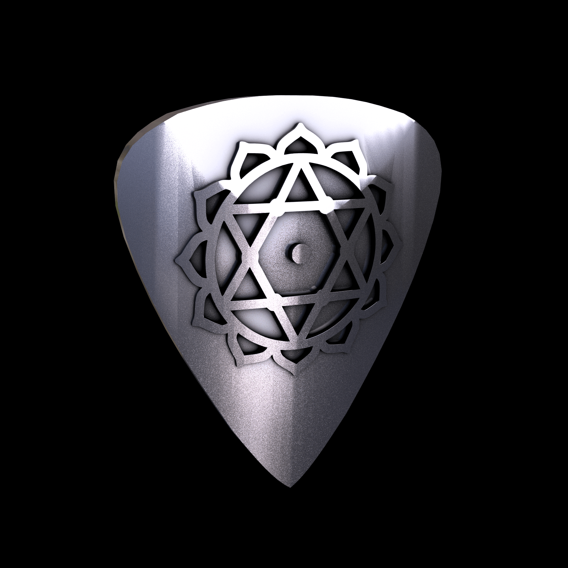 Sterling silver manufactured using wax casting, with a hand polished finish, for a slightly textured, mild sheen surface.