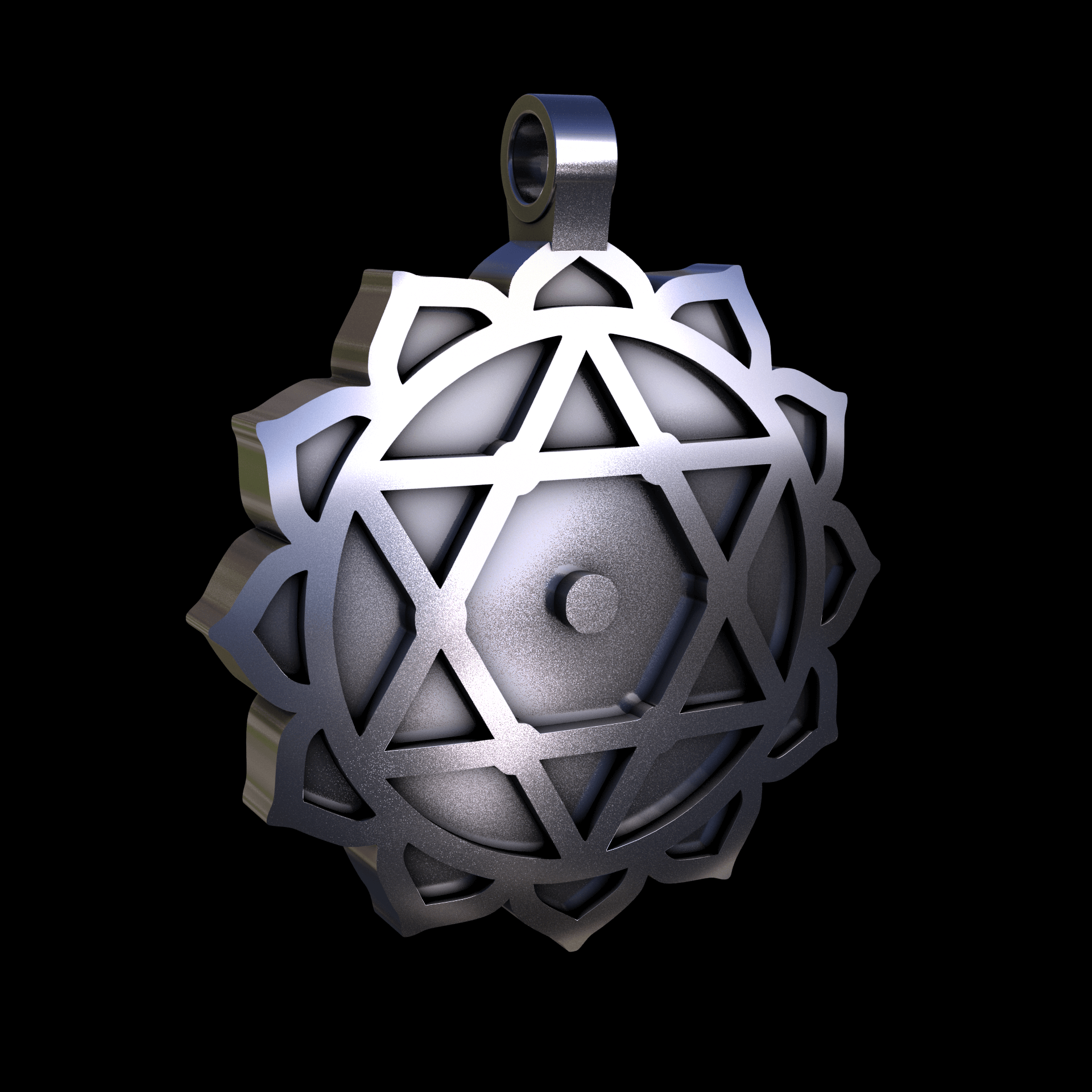 Sterling silver manufactured using wax casting, with a hand polished finish, for a slightly textured, mild sheen surface.