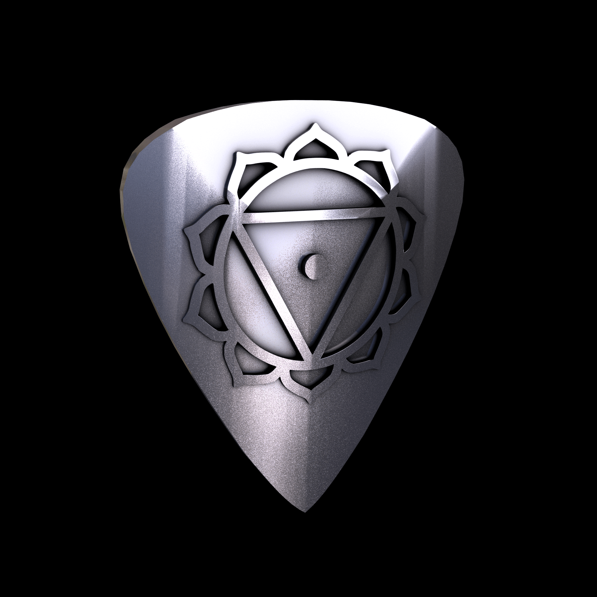 Sterling silver manufactured using wax casting, with a hand polished finish, for a slightly textured, mild sheen surface.