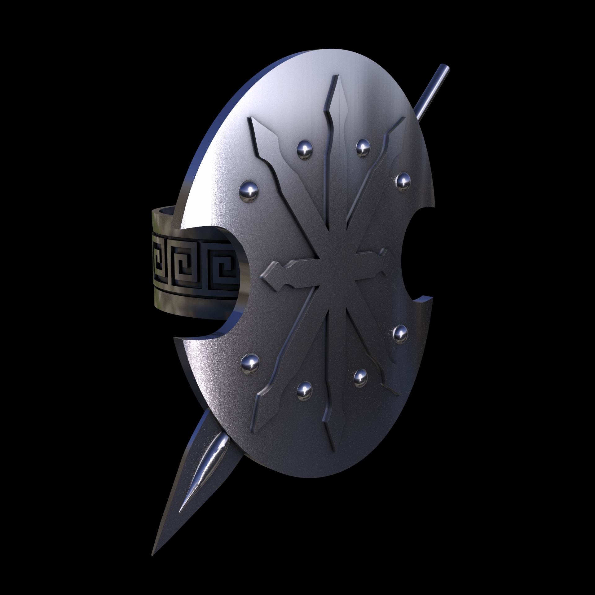 Sterling silver manufactured using wax casting, with a hand polished finish, for a slightly textured, mild sheen surface.