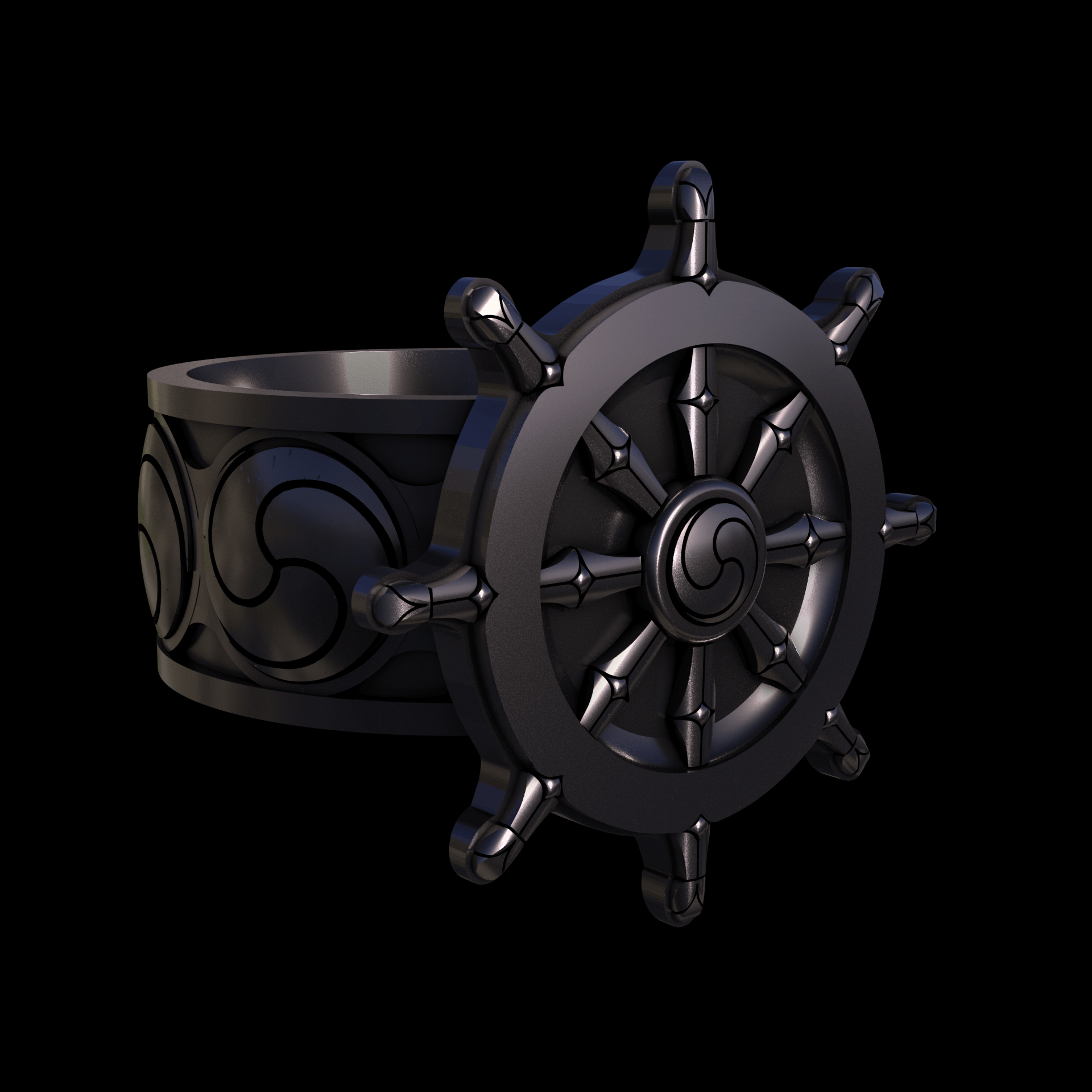 Bronze infused 420 stainless steel, manufactured using 3D printing, with visible print lines.