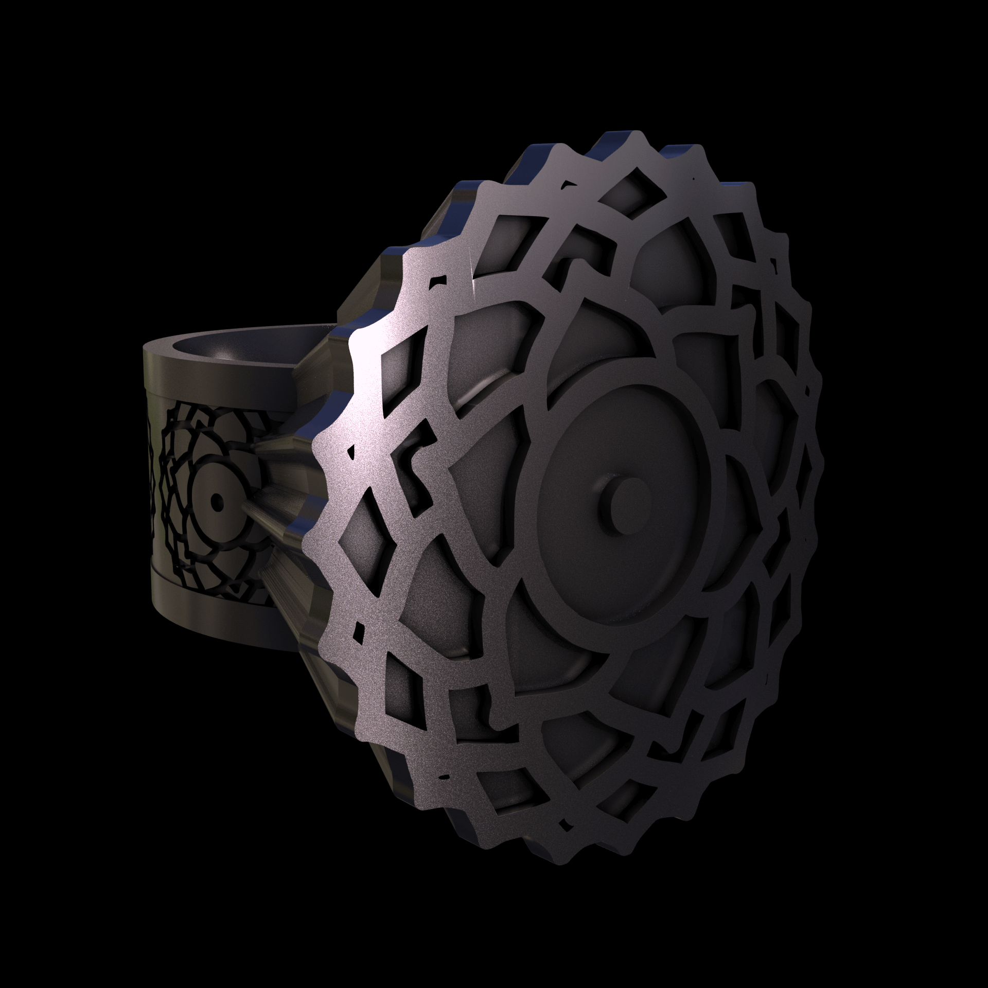 Bronze infused 420 stainless steel, manufactured using 3D printing, with visible print lines.