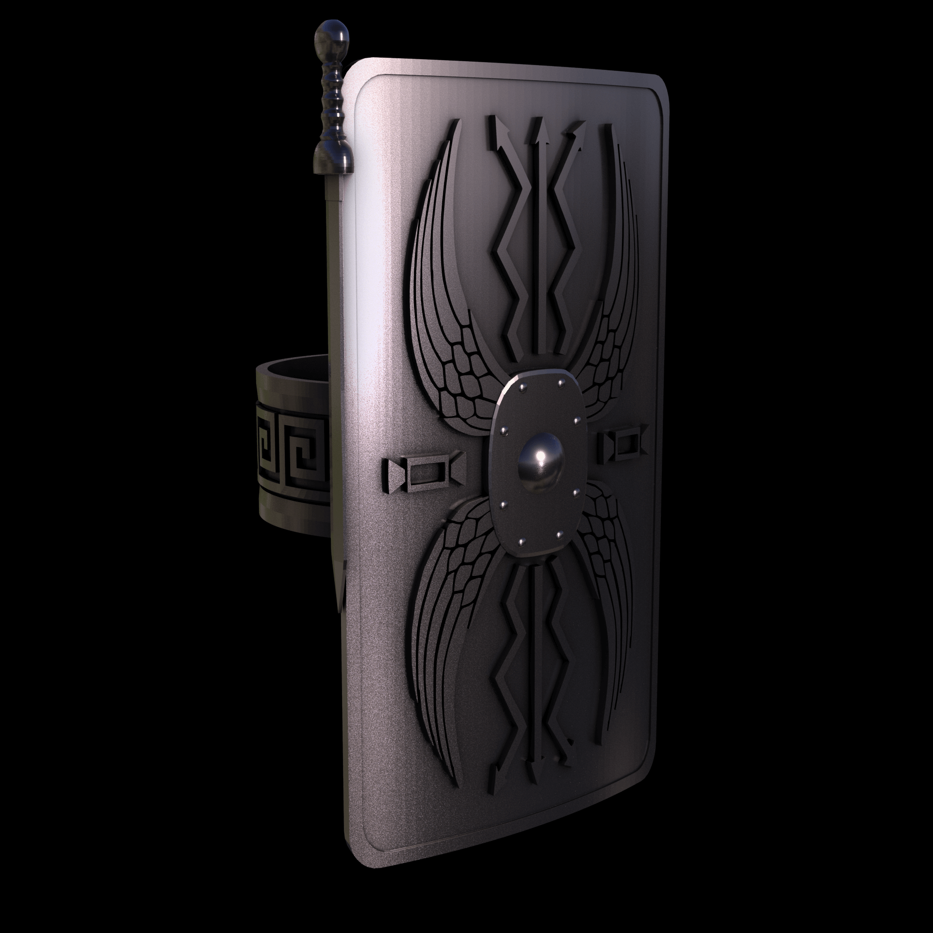 Bronze infused 420 stainless steel, manufactured using 3D printing, with visible print lines.