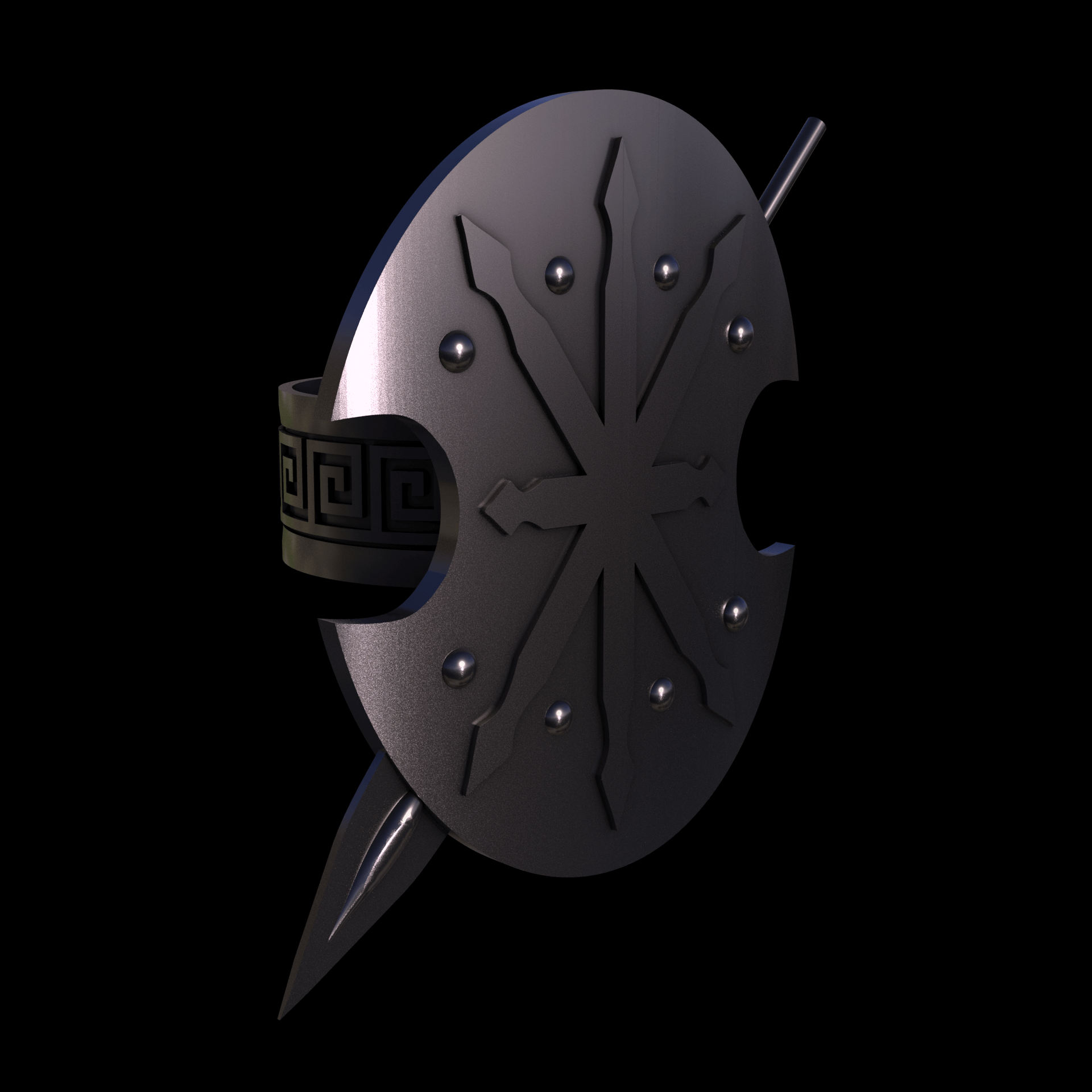 Bronze infused 420 stainless steel, manufactured using 3D printing, with visible print lines.