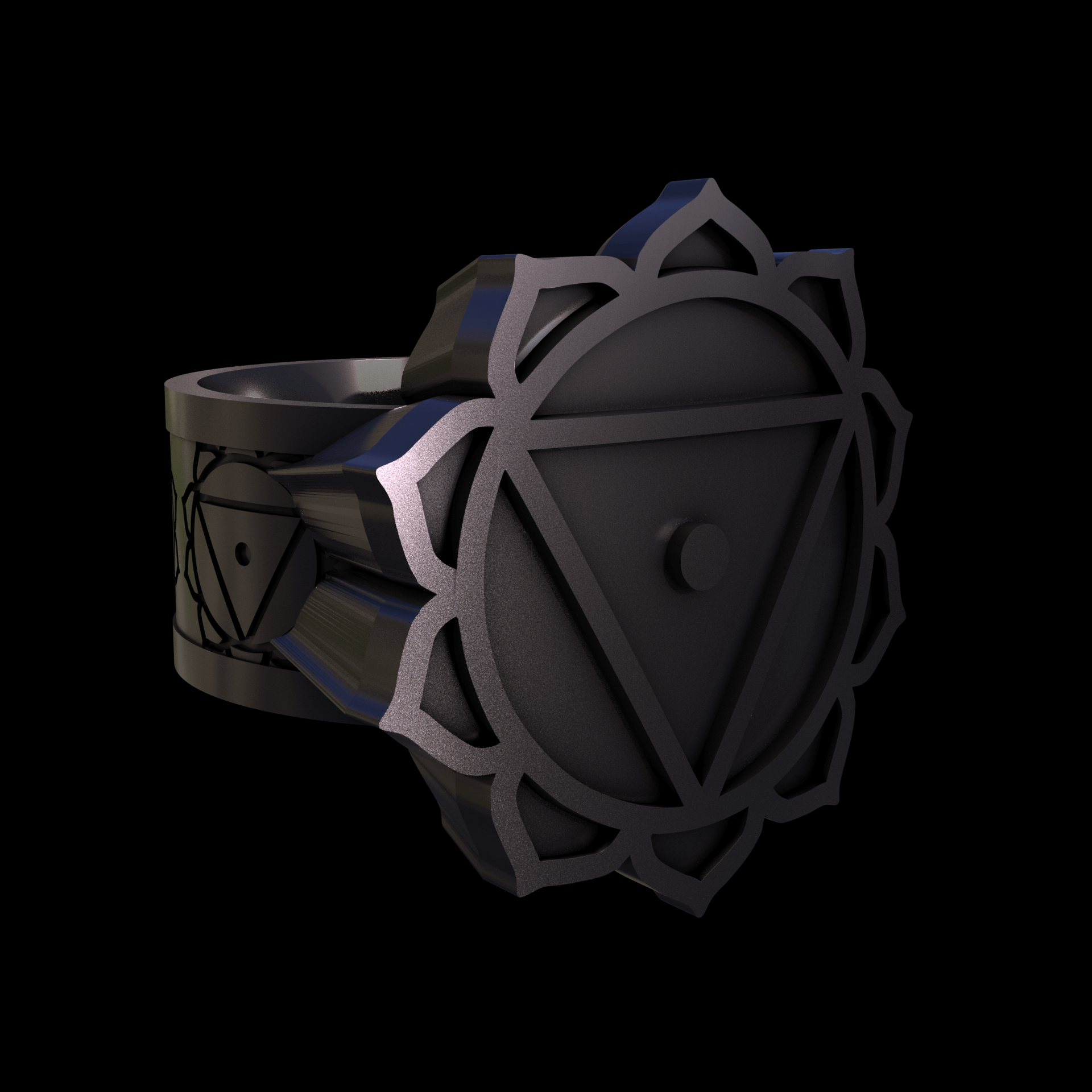 Bronze infused 420 stainless steel, manufactured using 3D printing, with visible print lines.