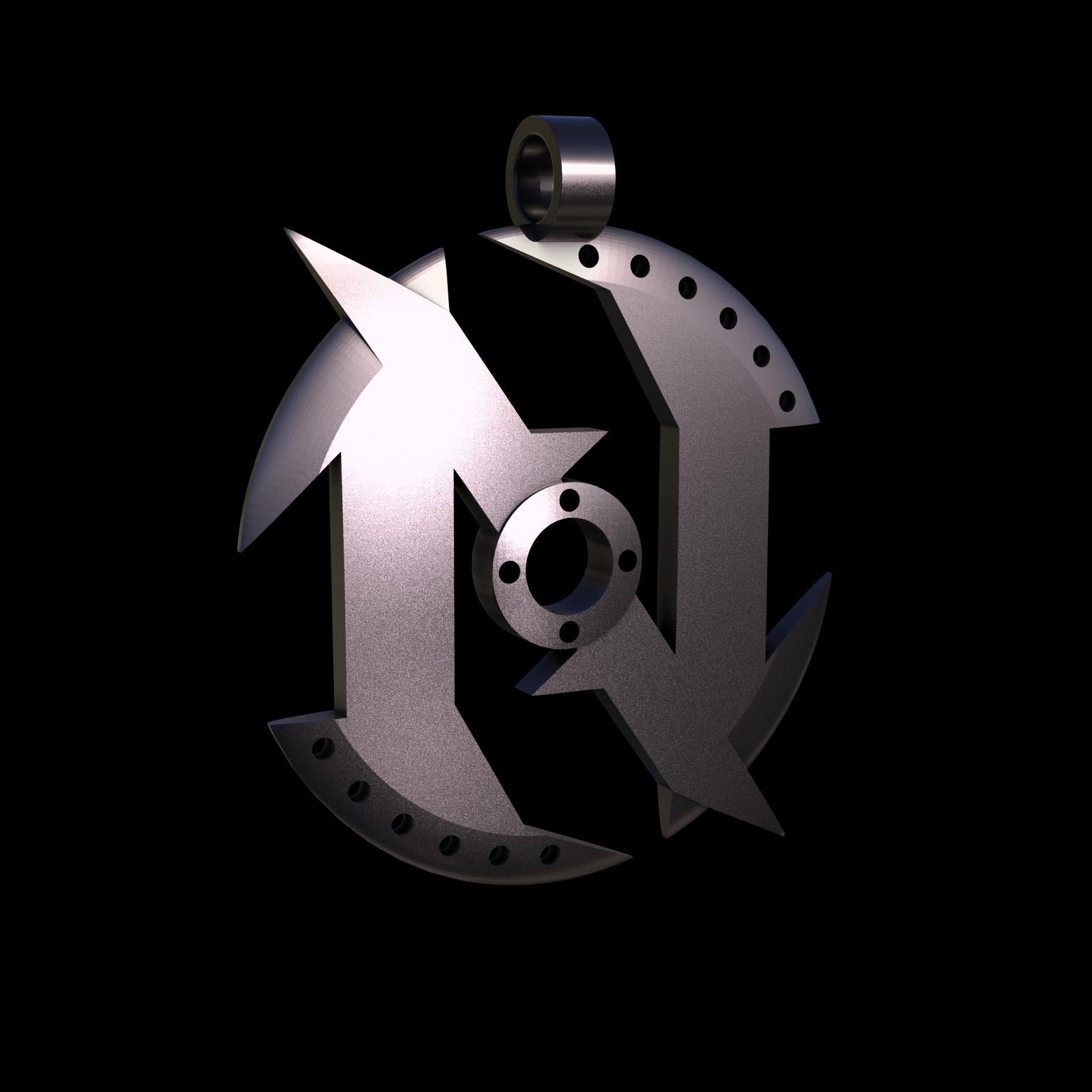 Bronze infused 420 stainless steel, manufactured using 3D printing, with visible print lines.