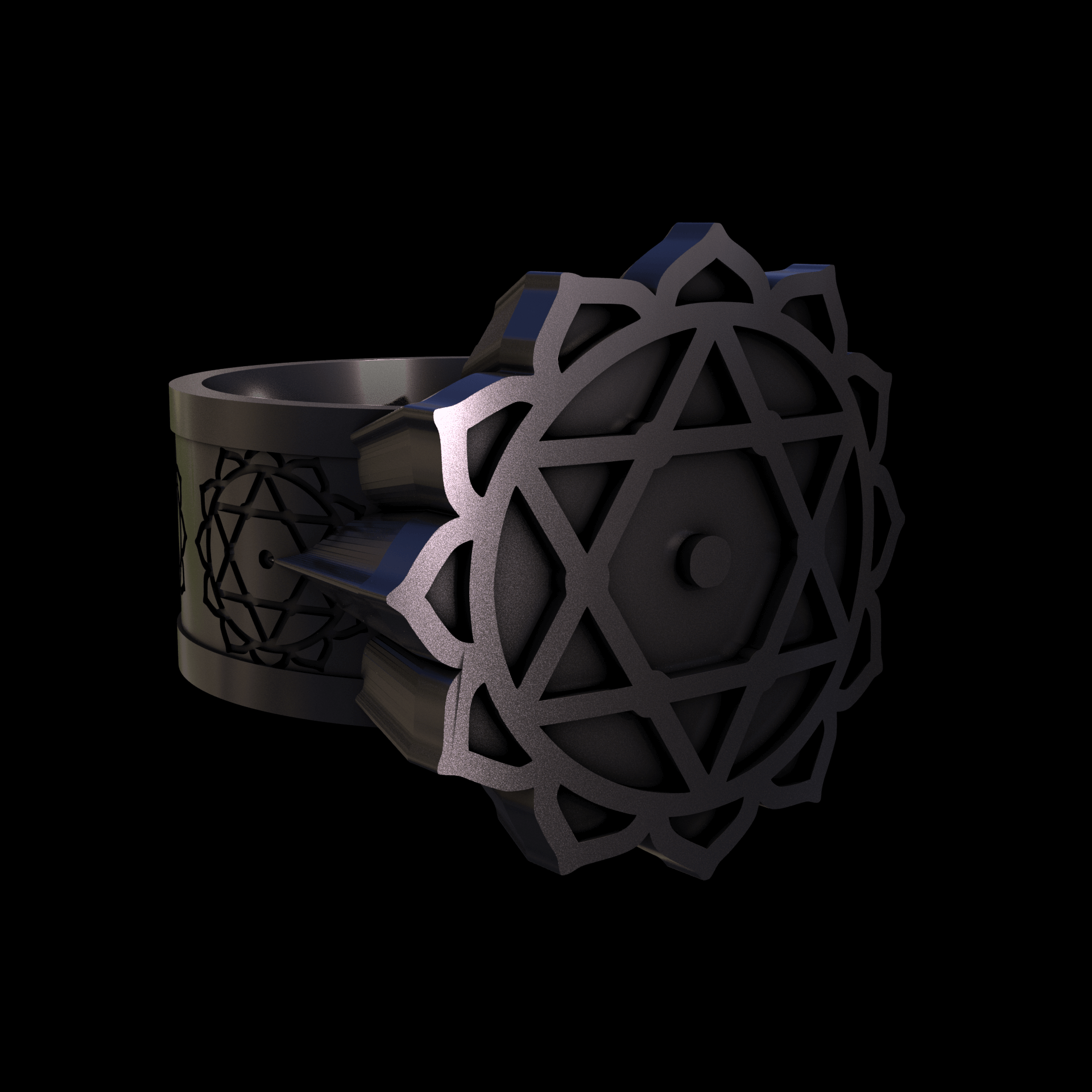 Bronze infused 420 stainless steel, manufactured using 3D printing, with visible print lines.