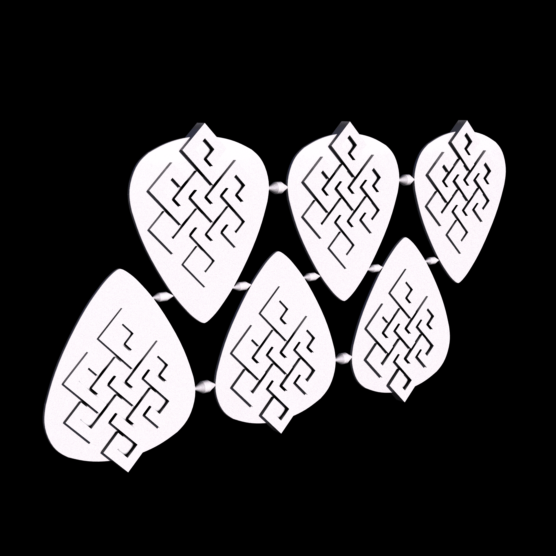 Polypropylene, manufactured using HP Multi Jet Fusion (3D printing), with a grey slightly rough, matte surface finish.