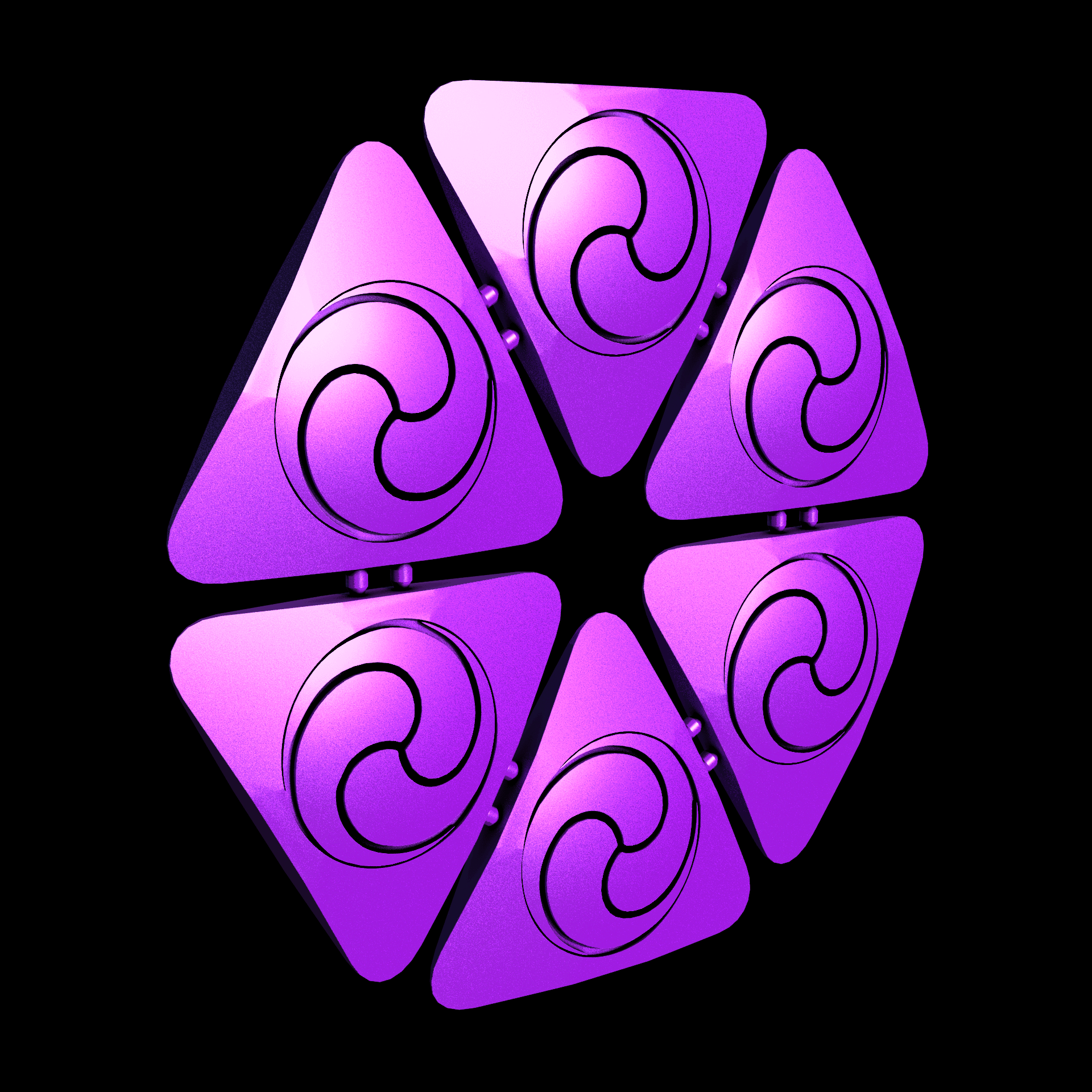 Nylon 12 plastic, manufactured using 3D printing, with a smooth surface finish.