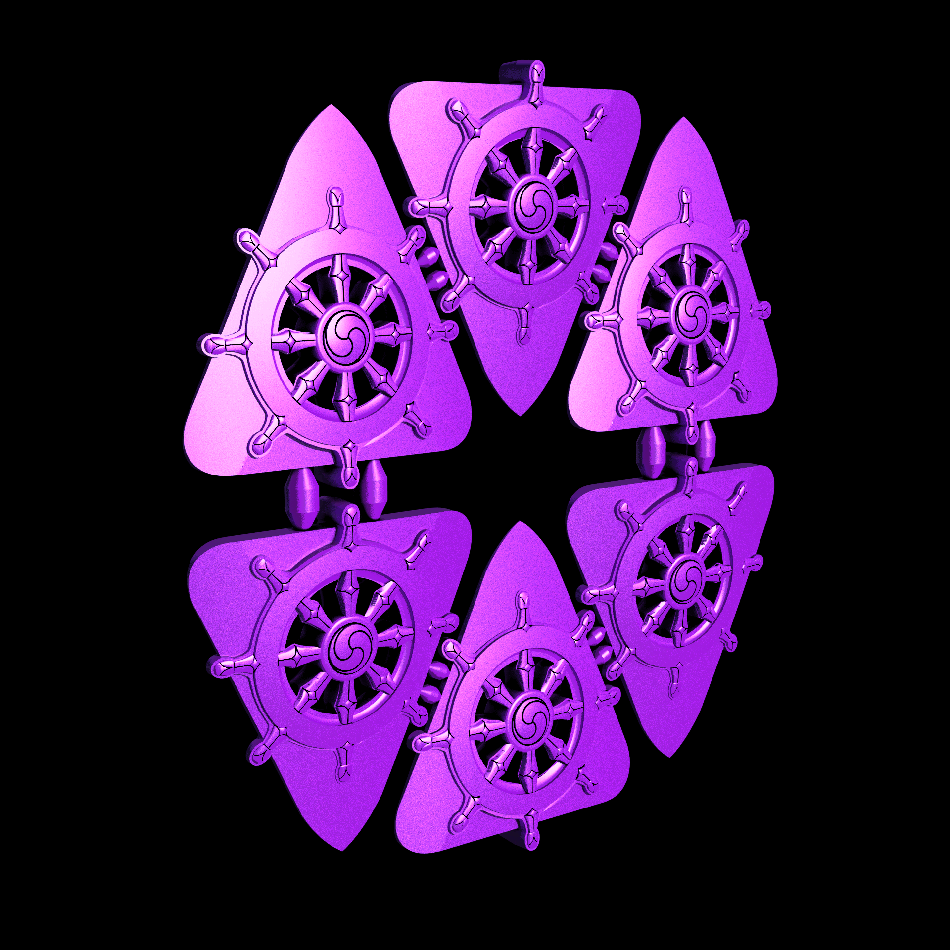 Nylon 12 plastic, manufactured using 3D printing, with a smooth surface finish.